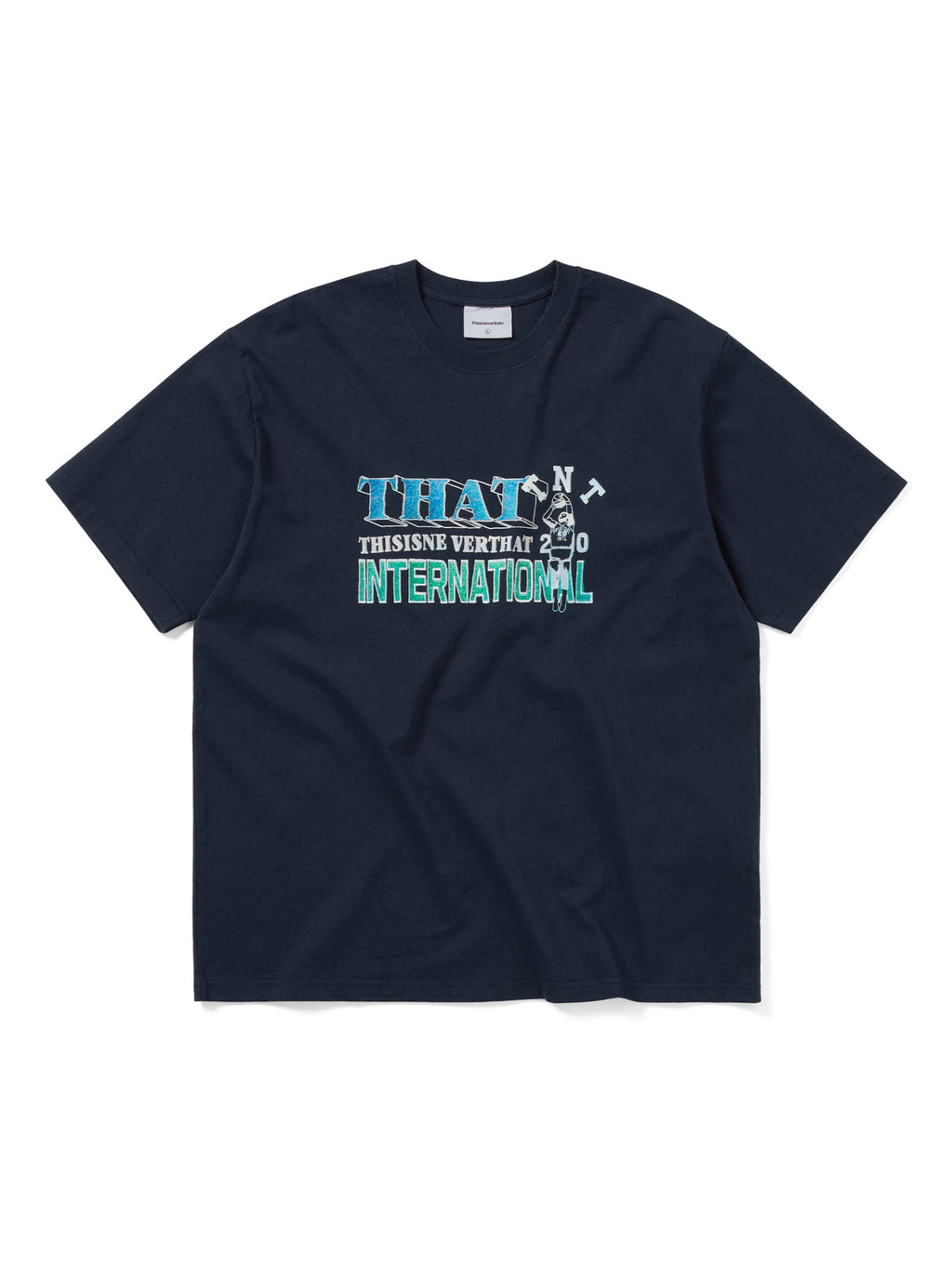 thisisneverthat - International Team Tee (Navy) product image 1 | TRAB K-Fashion Australia