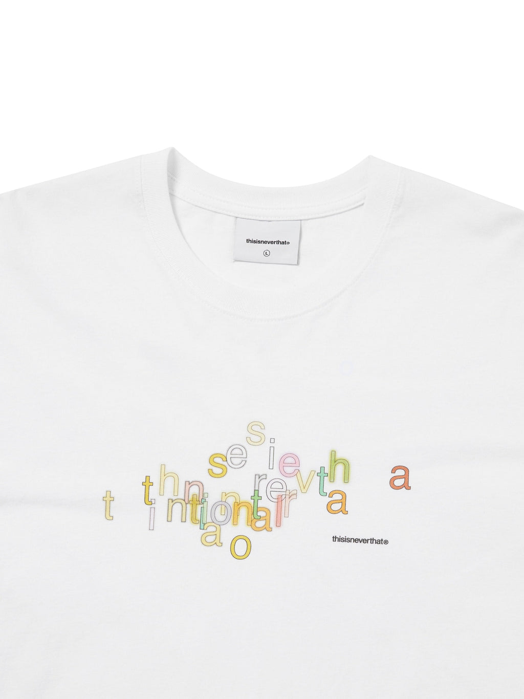 thisisneverthat - International Tee (White) product image 2 | TRAB K-Fashion Australia