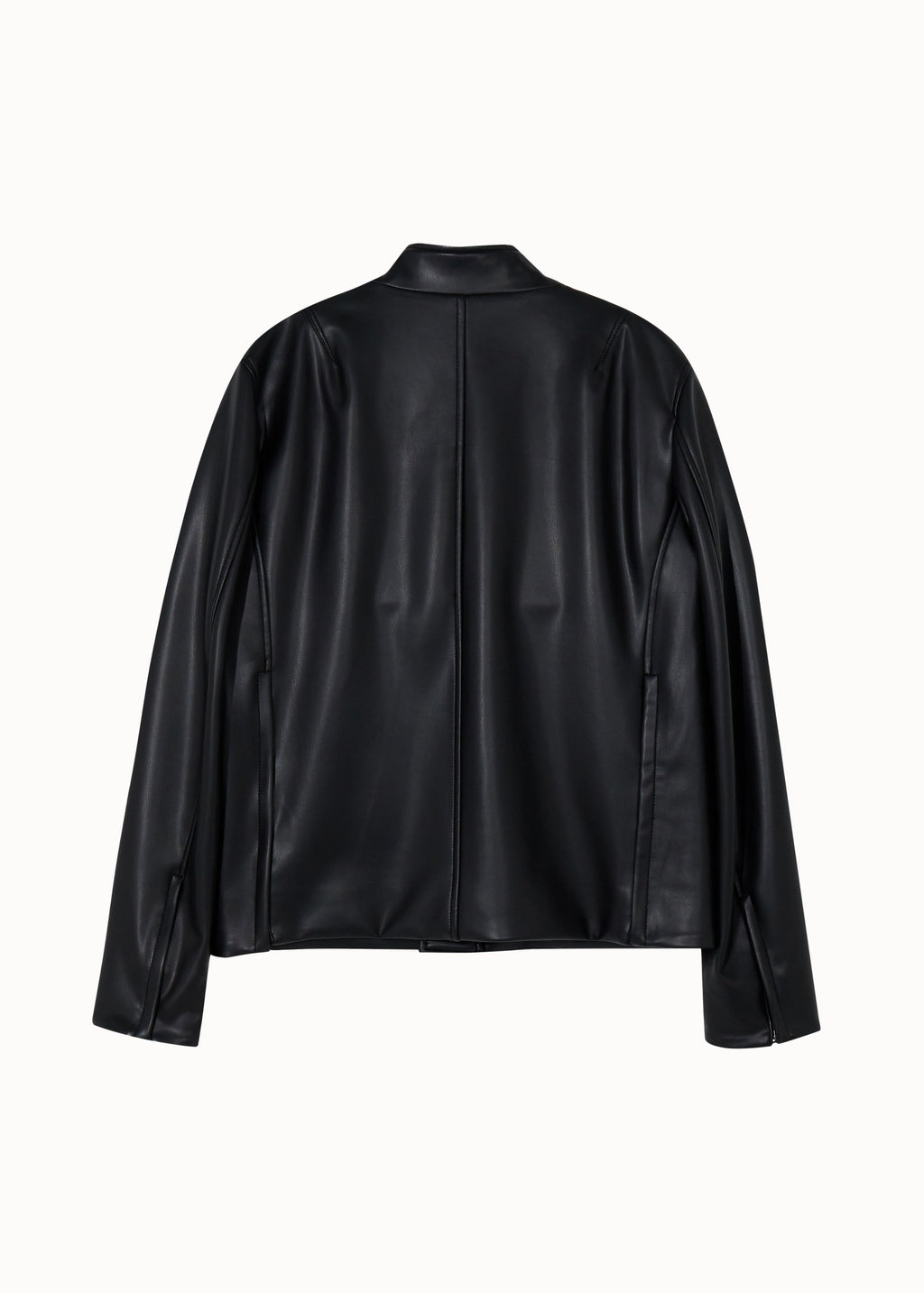 Hyein Seo - Faux Leather Jacket (Black) product image 5 | TRAB K-Fashion Australia