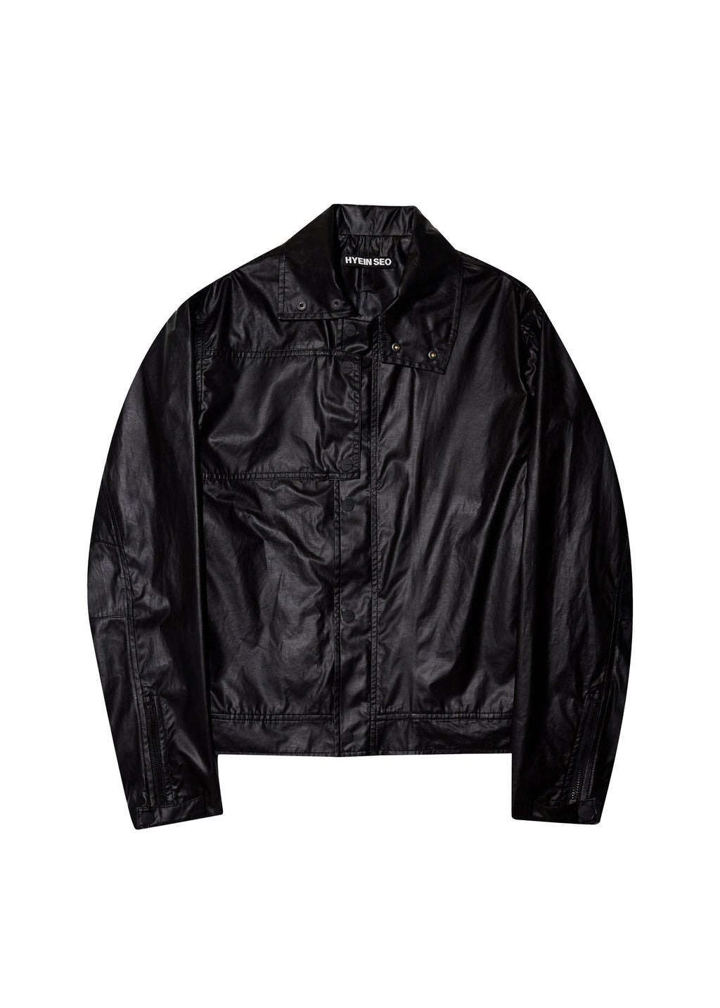 Hyein Seo - Waxed Cotton Jacket (Black) product image 10 | TRAB K-Fashion Australia