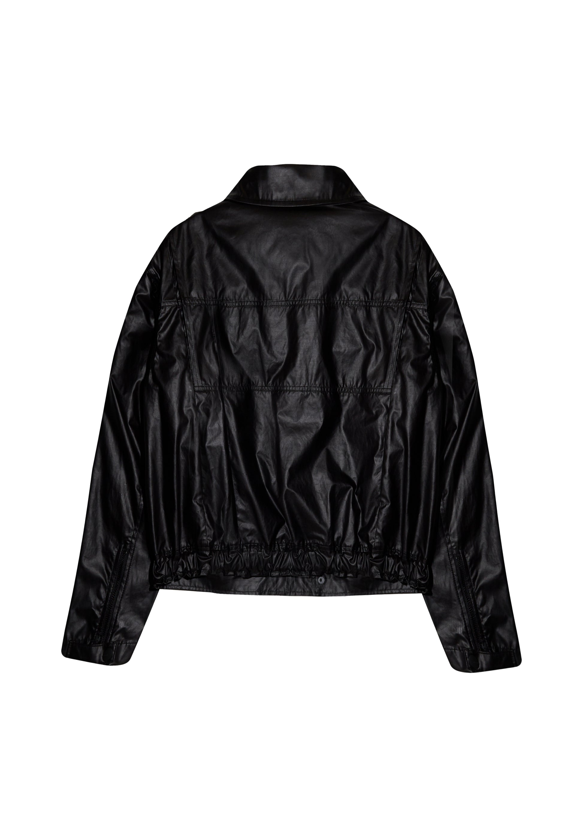 Hyein Seo - Waxed Cotton Jacket (Black) product image 9 | TRAB K-Fashion Australia