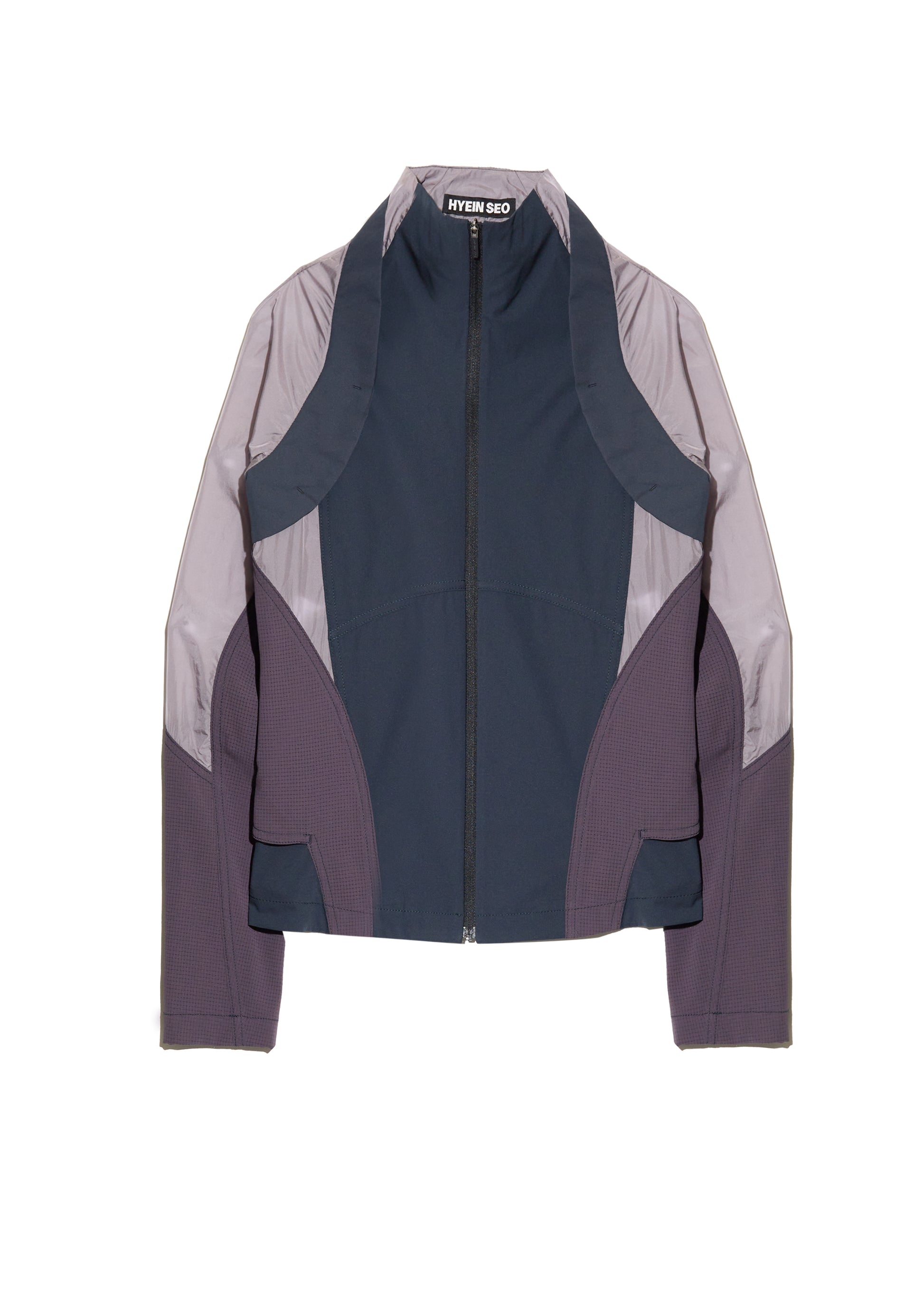 Hyein Seo - Paneled Windbreaker (Ash Purple) product image 4 | TRAB K-Fashion Australia