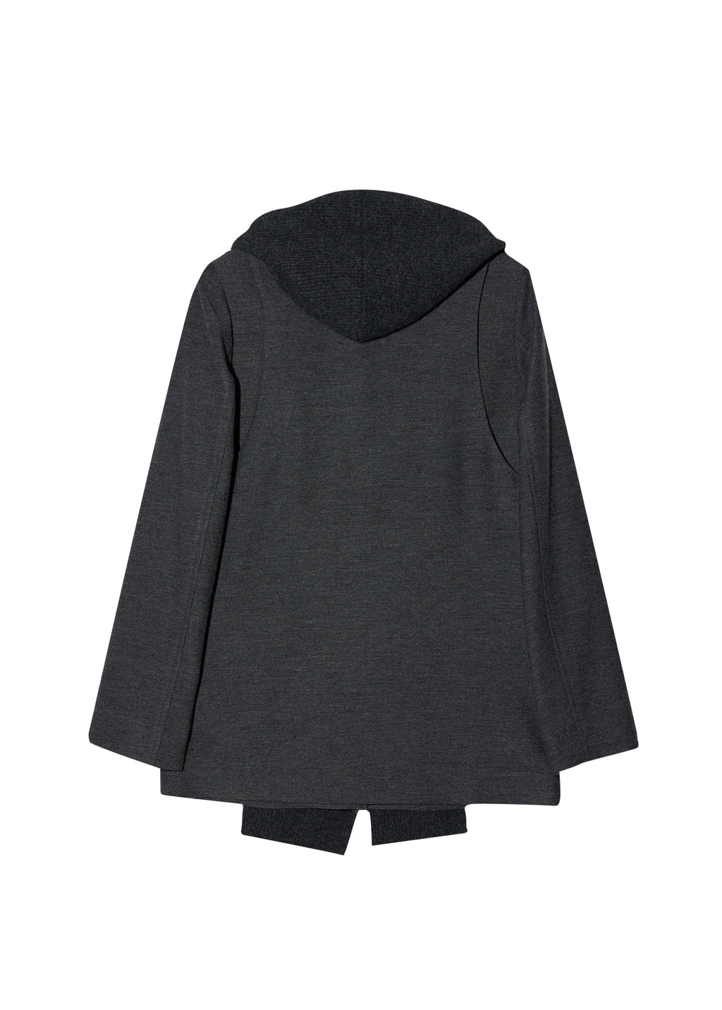 Hyein Seo - Silver Button Jacket w/ Hood Muffler (Dark Grey) product image 7 | TRAB K-Fashion Australia