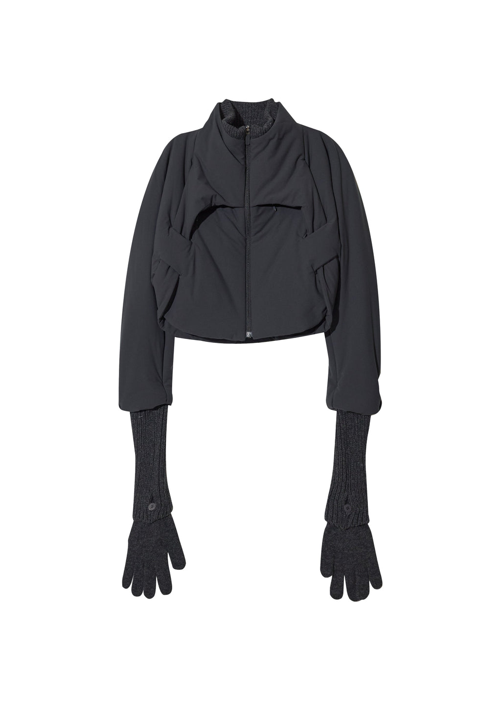Hyein Seo - Padded Harness Jacket w/ Gloves (Charcoal) product image 5 | TRAB K-Fashion Australia
