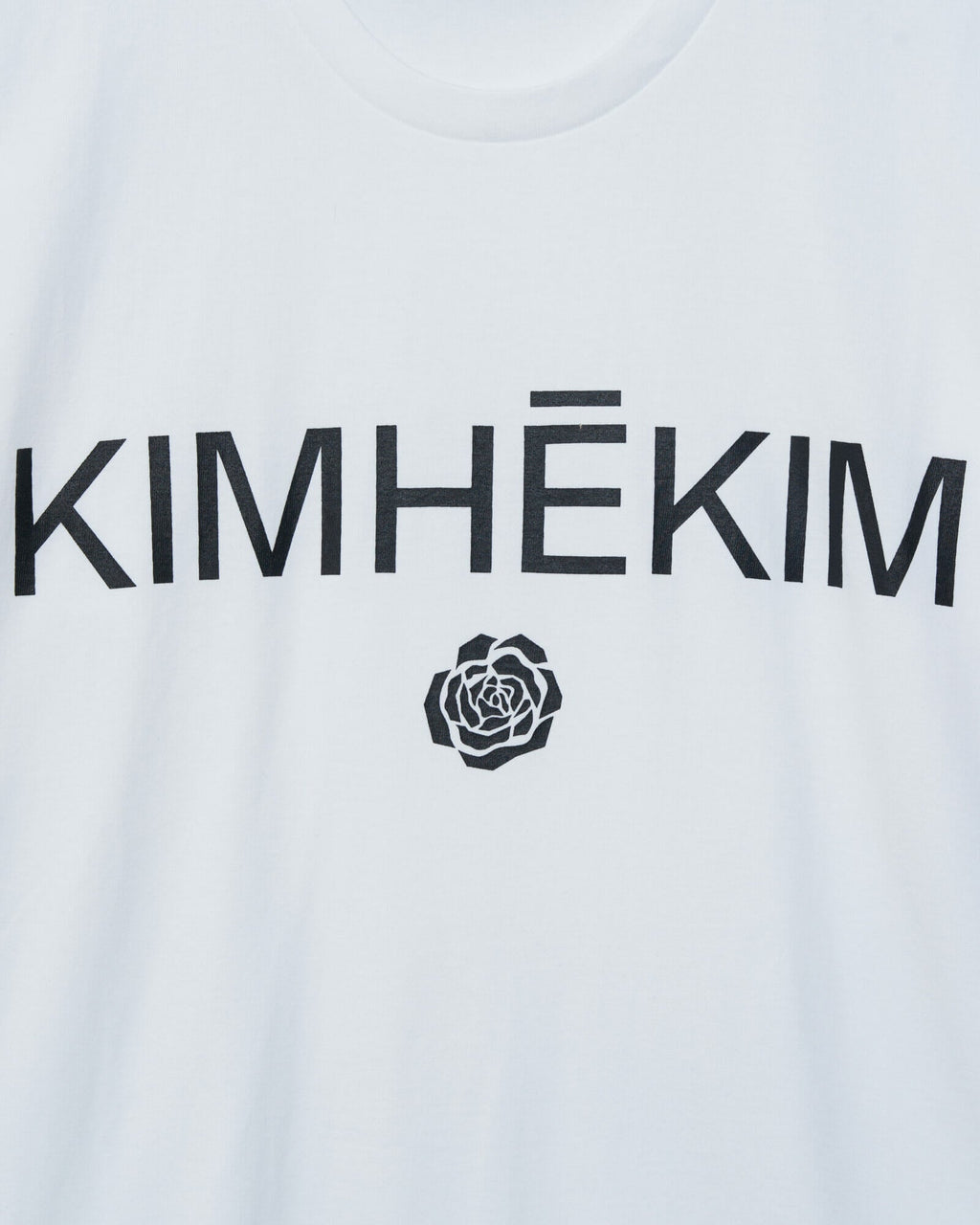 Kimhe Kim - Kimhekim Rose T-Shirt (White) product image 3 | TRAB K-Fashion Australia