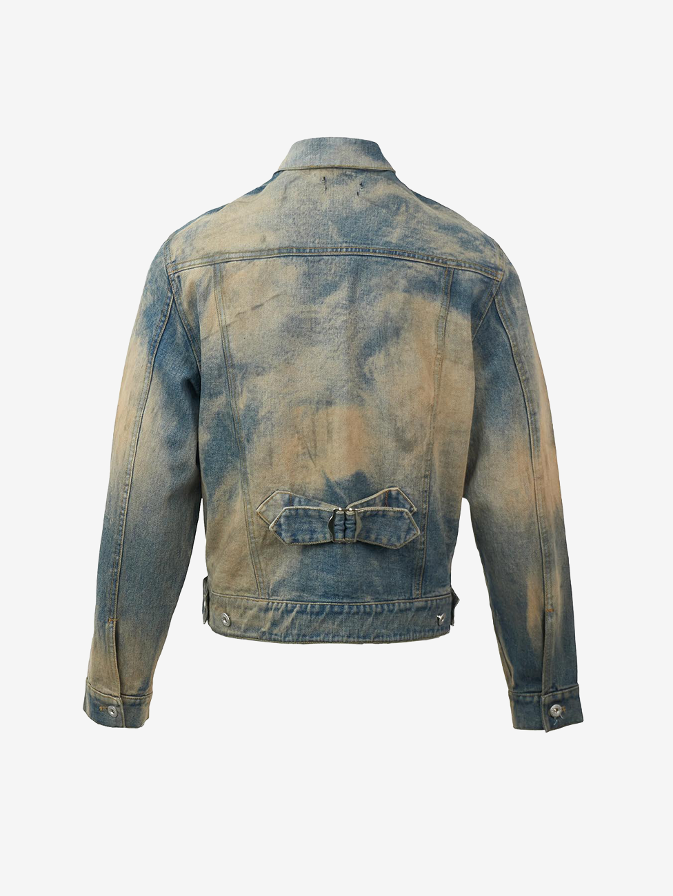 Juntae Kim - Gathered Denim Jacket (OC2) product image 2 | TRAB K-Fashion Australia