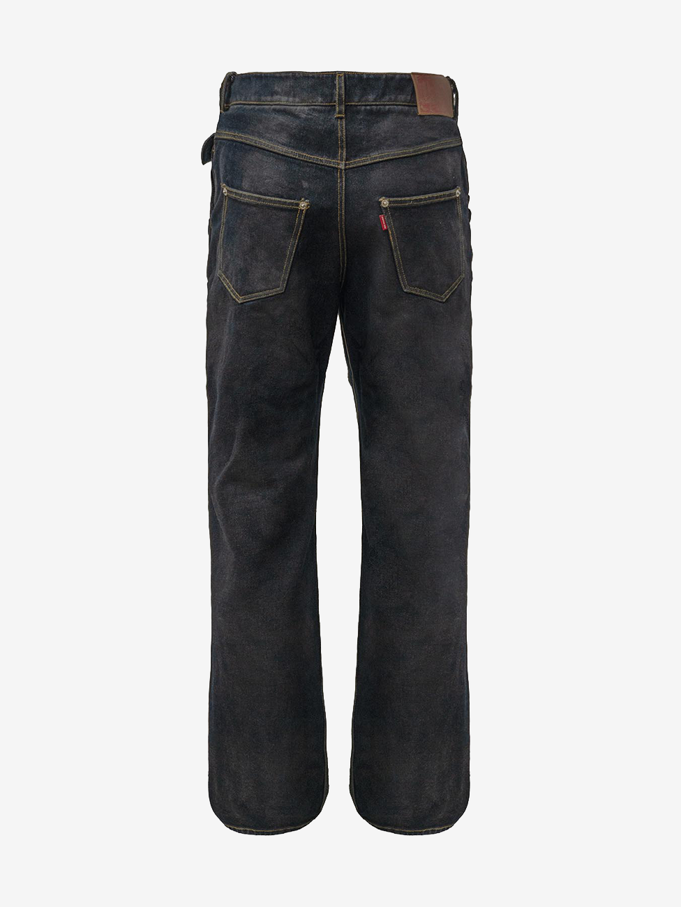Juntae Kim - Gathered Denim Trousers (OC1) product image 2 | TRAB K-Fashion Australia