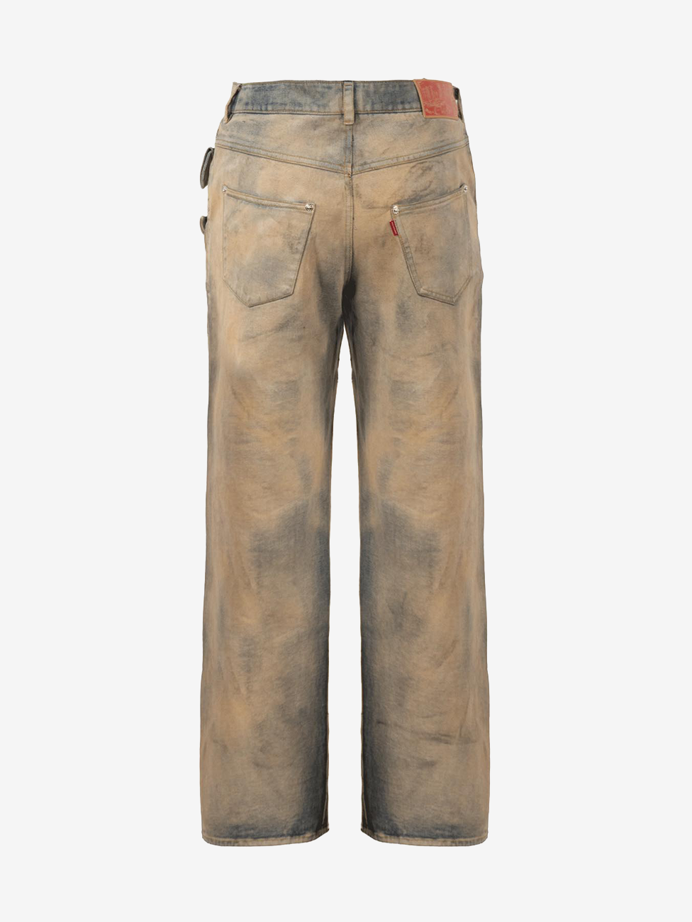 Juntae Kim - Gathered Denim Trousers (OC2) product image 2 | TRAB K-Fashion Australia