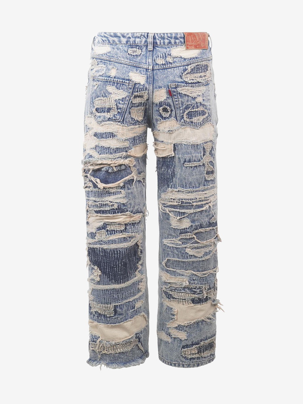 Juntae Kim - Distressed Denim Trousers (OC2) product image 2 | TRAB K-Fashion Australia