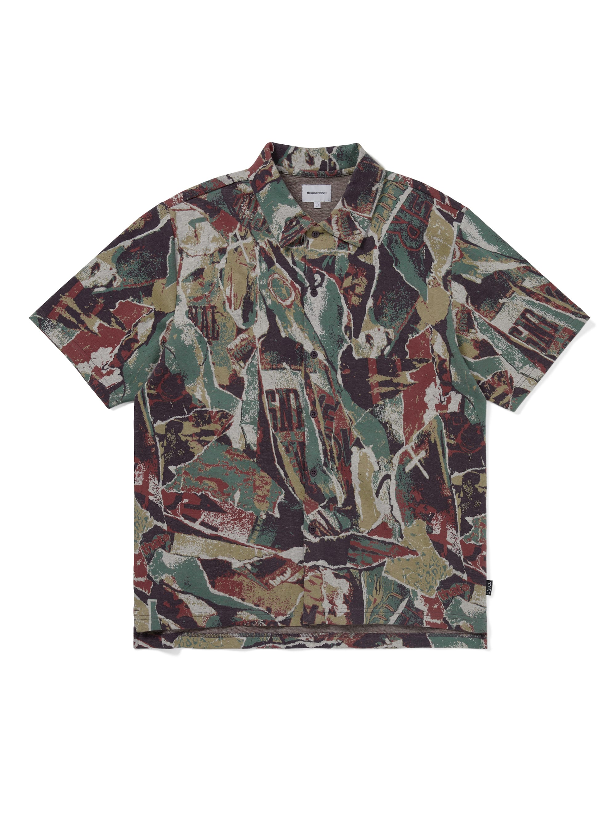 thisisneverthat - Jacquard Pattern Button Up Top (Multi) product image 1 | TRAB K-Fashion Australia