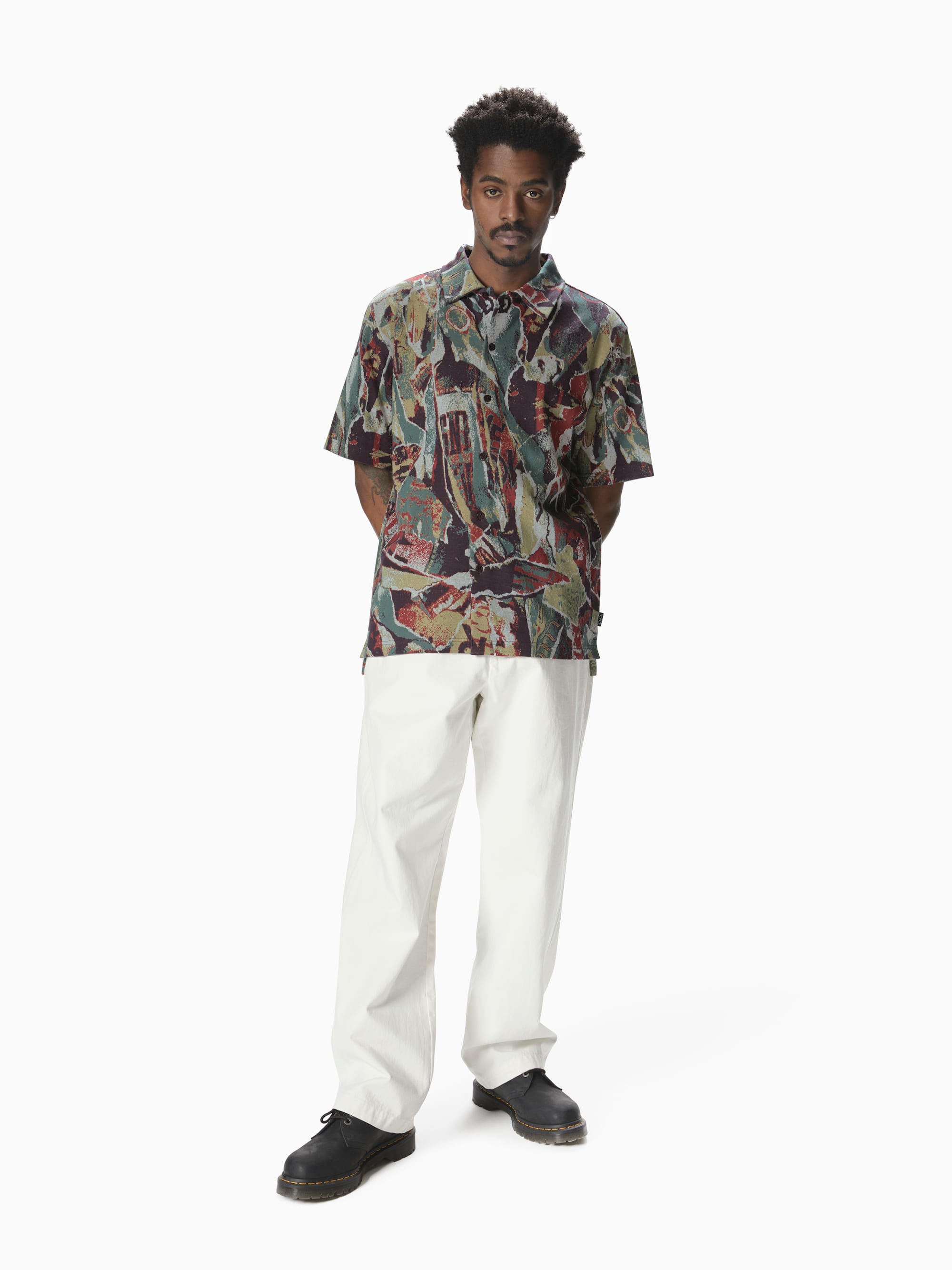 thisisneverthat - Jacquard Pattern Button Up Top (Multi) product image 4 | TRAB K-Fashion Australia