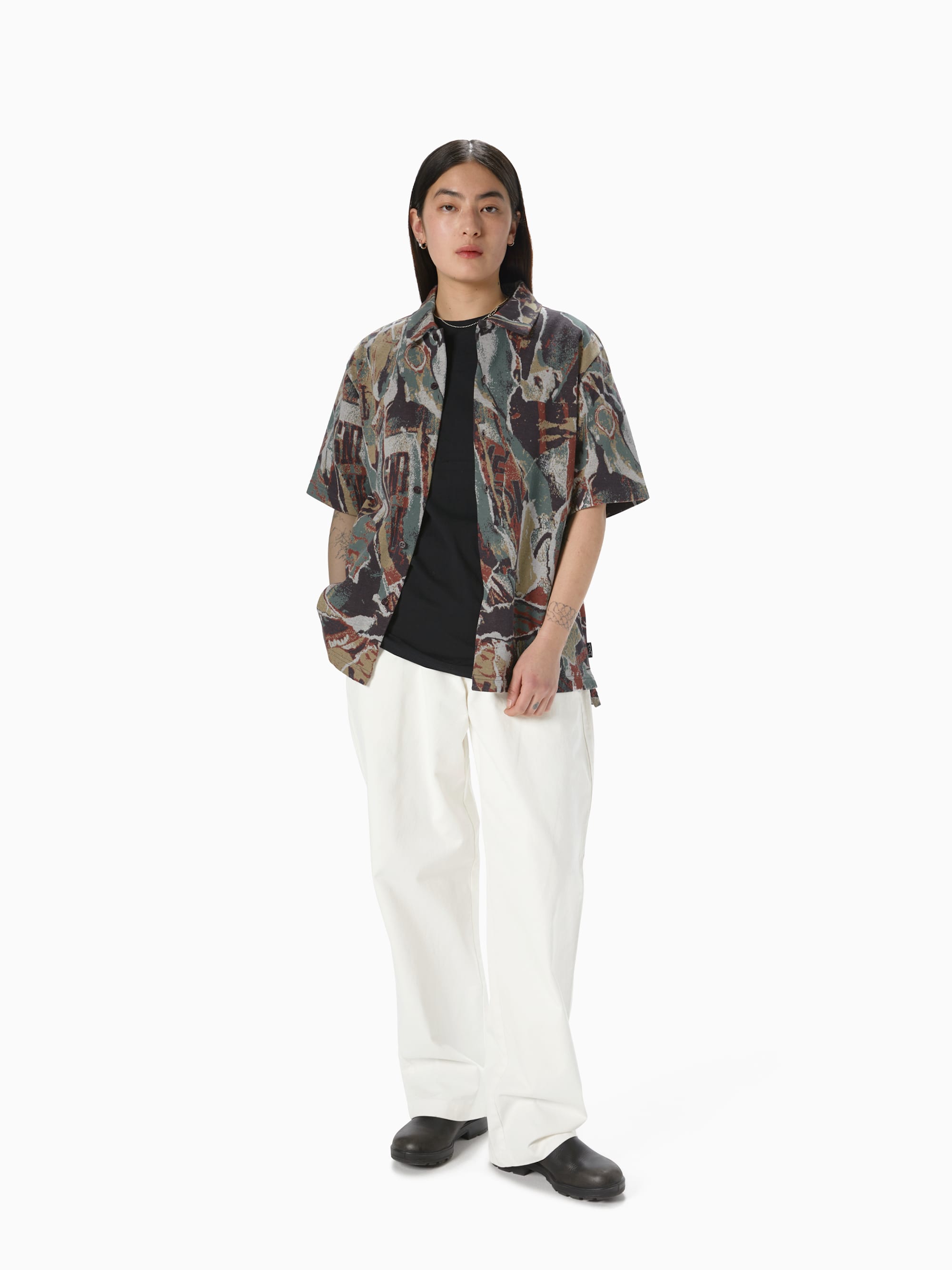 thisisneverthat - Jacquard Pattern Button Up Top (Multi) product image 5 | TRAB K-Fashion Australia