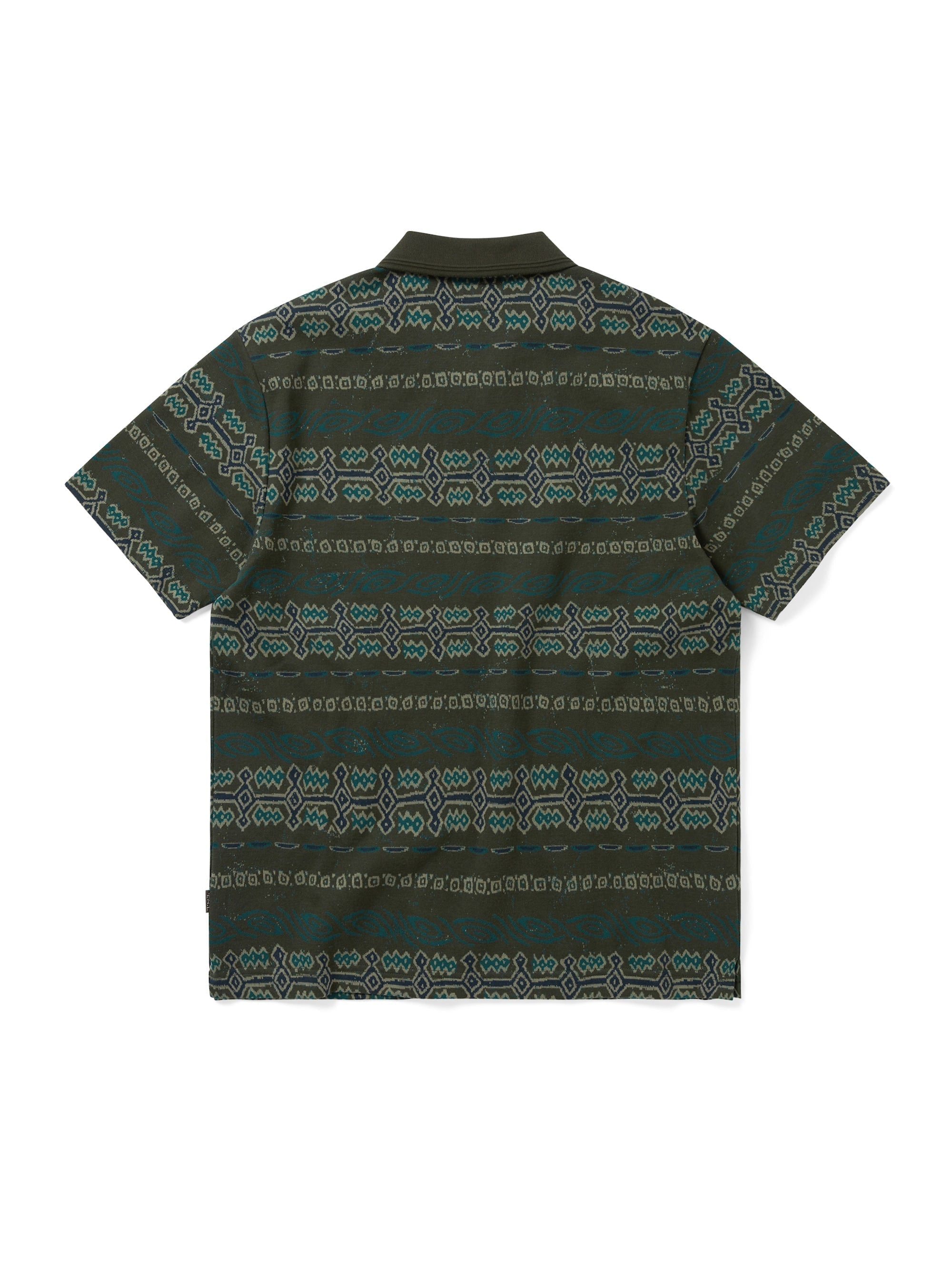thisisneverthat - Jungle Jacquard Zip Up Top (Olive) product image 3 | TRAB K-Fashion Australia