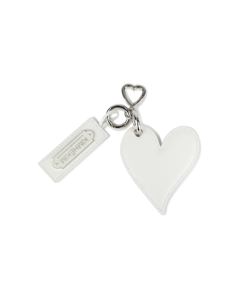 Kimhe Kim - Heart Key Ring (White) product image 1 | TRAB K-Fashion Australia