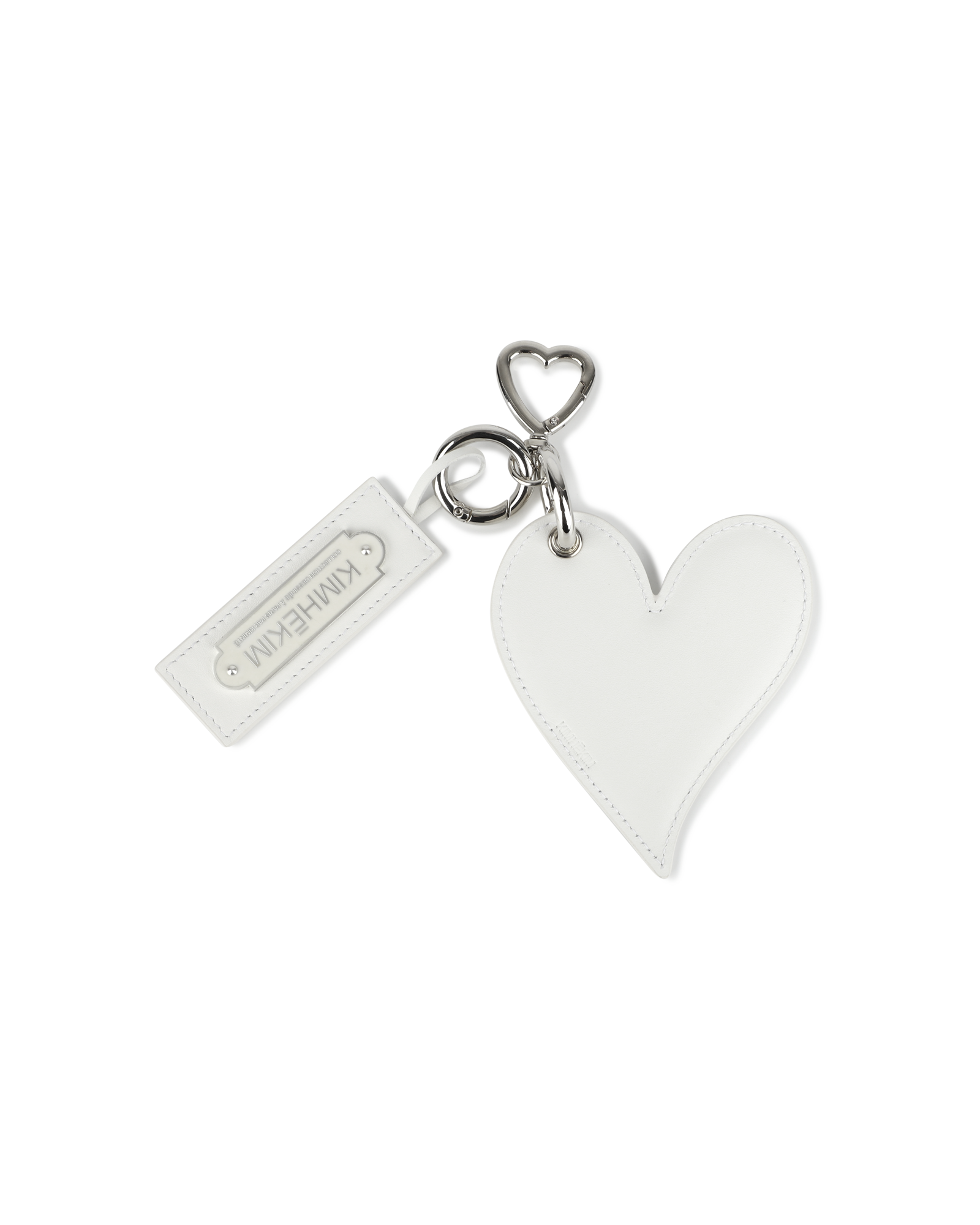 Kimhe Kim - Heart Key Ring (White) product image 1 | TRAB K-Fashion Australia