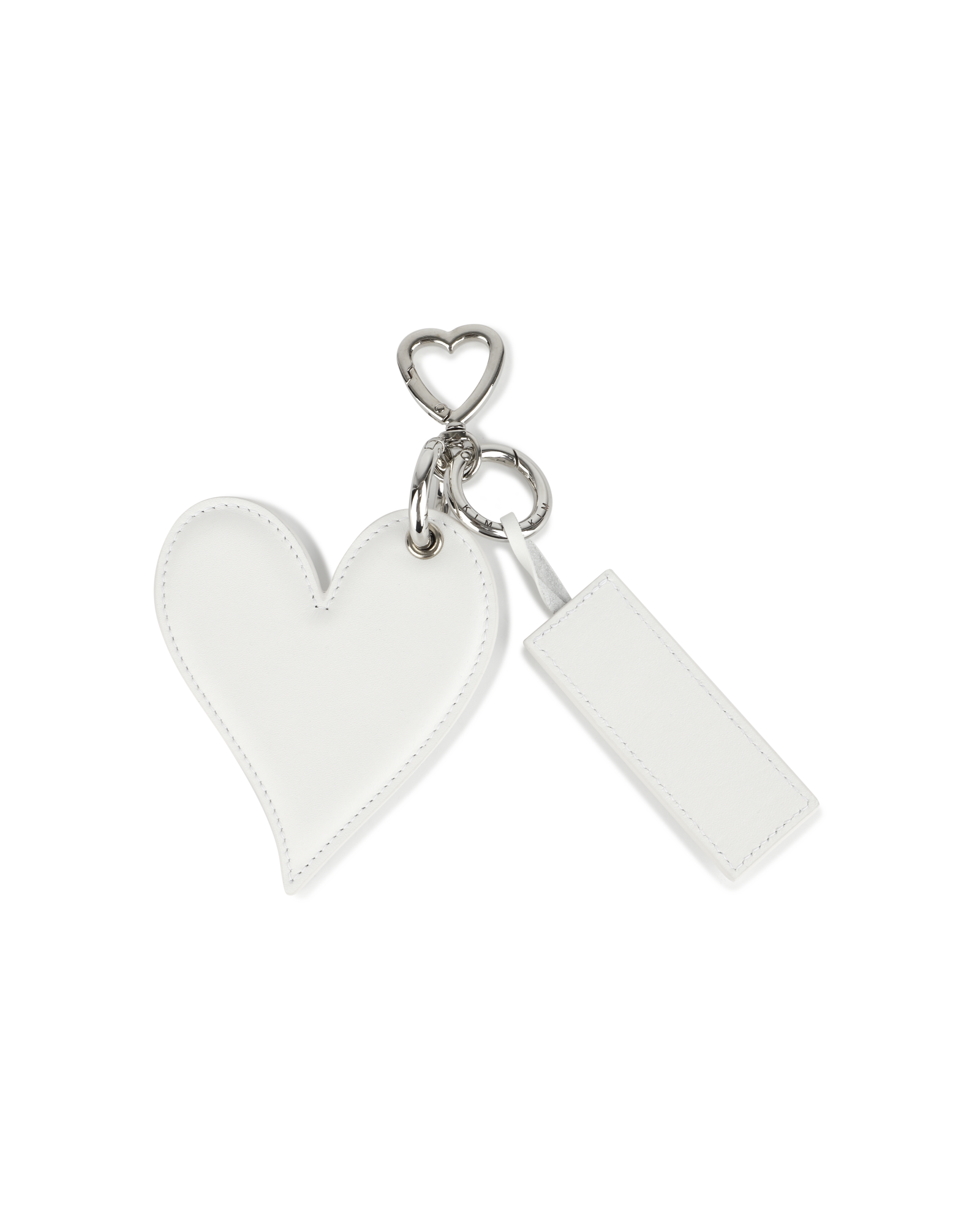 Kimhe Kim - Heart Key Ring (White) product image 2 | TRAB K-Fashion Australia
