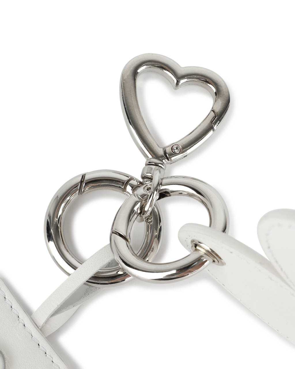Kimhe Kim - Heart Key Ring (White) product image 3 | TRAB K-Fashion Australia