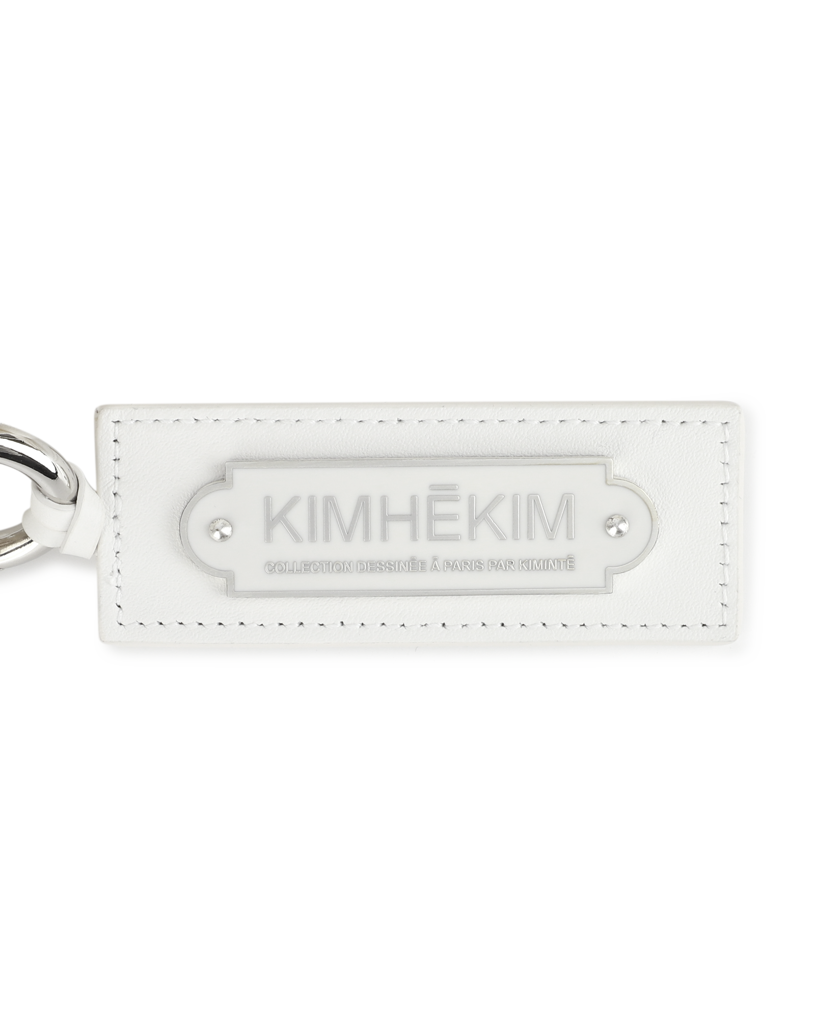 Kimhe Kim - Monroe Logo Keyring (White) product image 3 | TRAB K-Fashion Australia