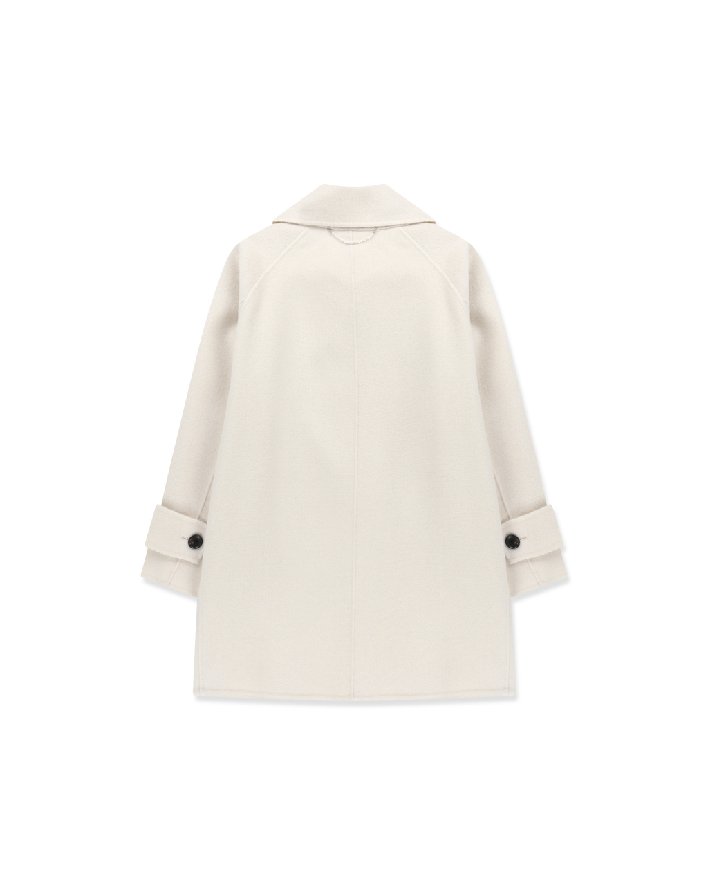 Kimhe Kim - Scarf Detail Half Coat (Ivory) product image 10 | TRAB K-Fashion Australia