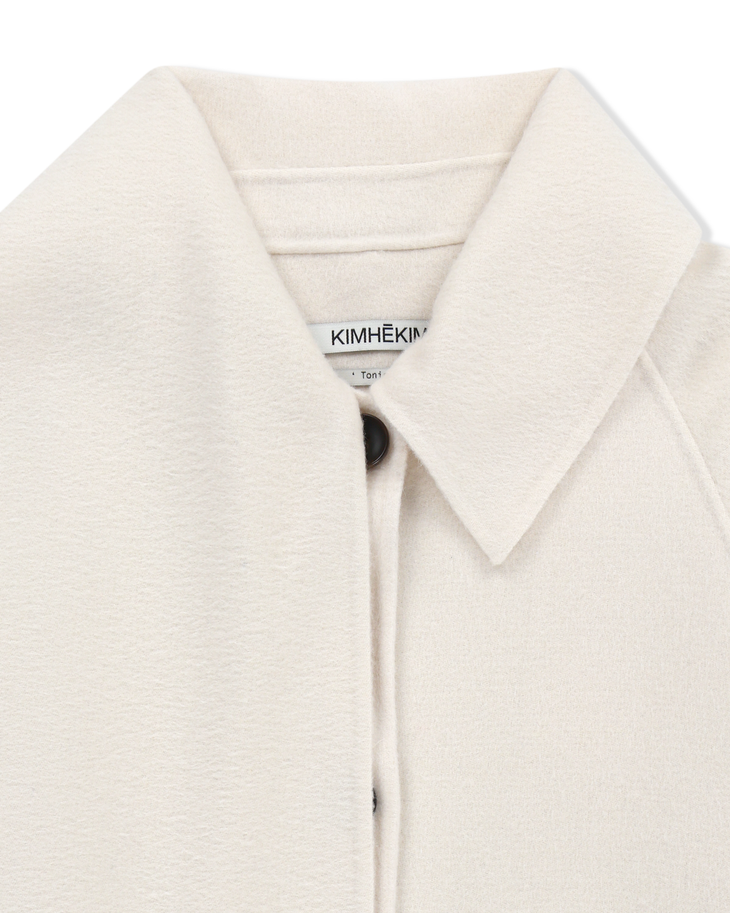 Kimhe Kim - Scarf Detail Half Coat (Ivory) product image 11 | TRAB K-Fashion Australia