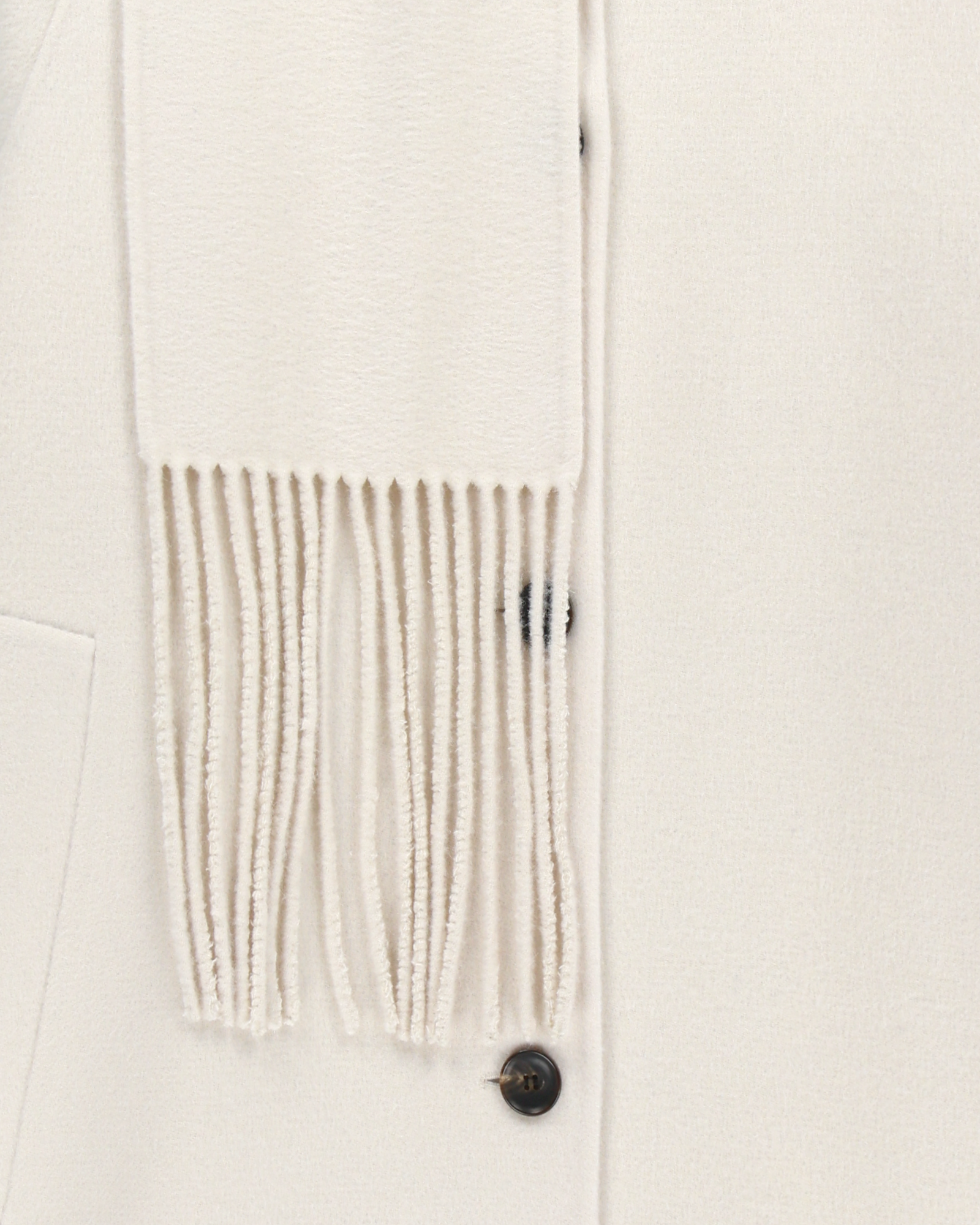 Kimhe Kim - Scarf Detail Half Coat (Ivory) product image 12 | TRAB K-Fashion Australia