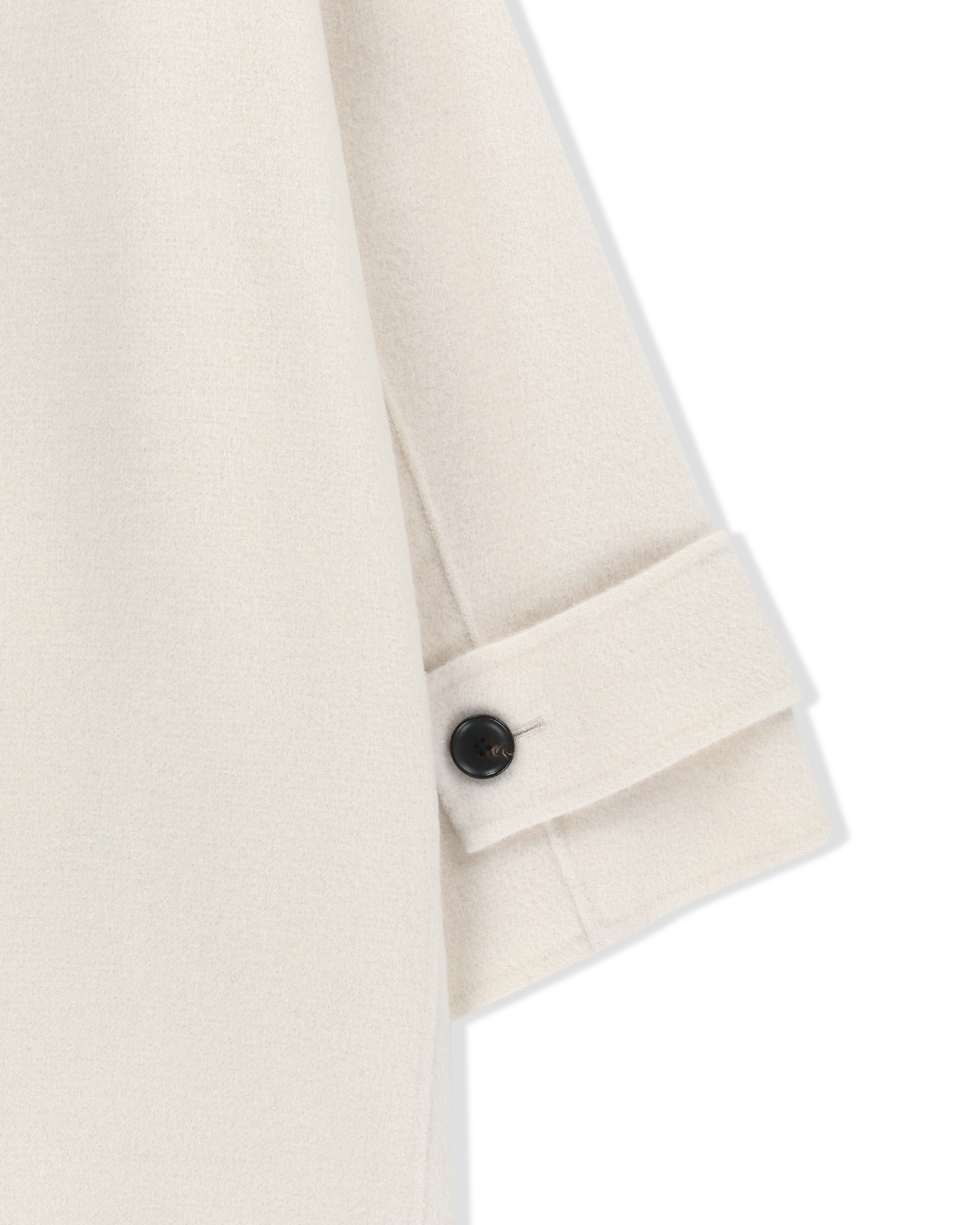 Kimhe Kim - Scarf Detail Half Coat (Ivory) product image 13 | TRAB K-Fashion Australia