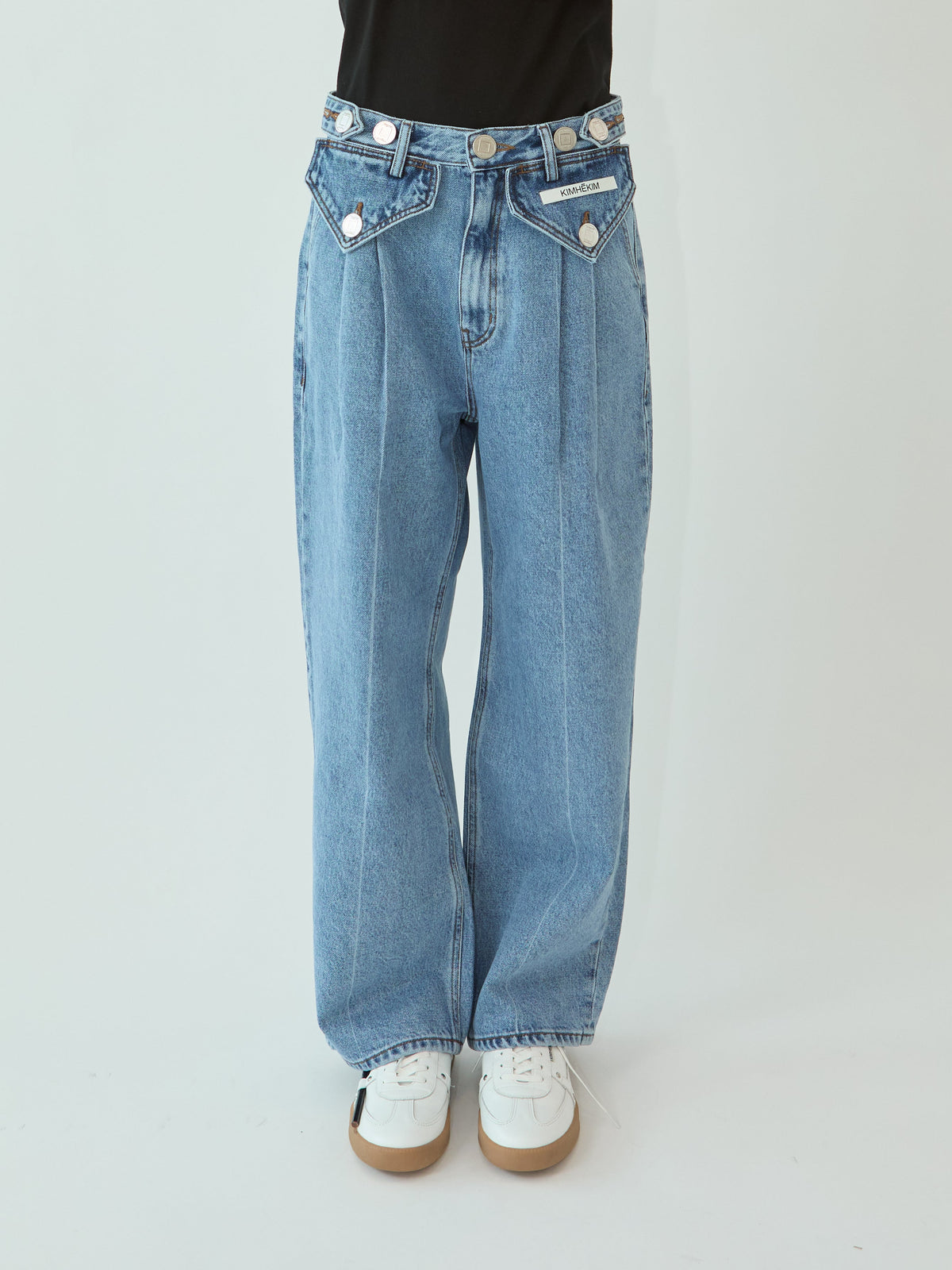 Kimhe Kim - Two Pocket Pants (Sky Blue) product image 1 | TRAB K-Fashion Australia