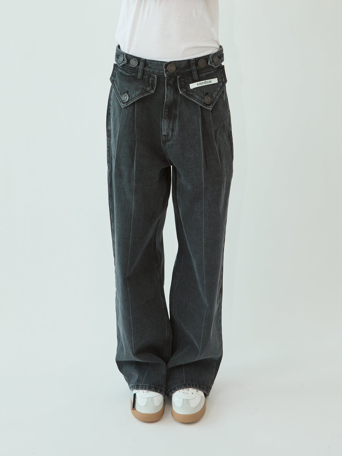 Kimhe Kim - Two Pocket Pants (Black) product image 1 | TRAB K-Fashion Australia
