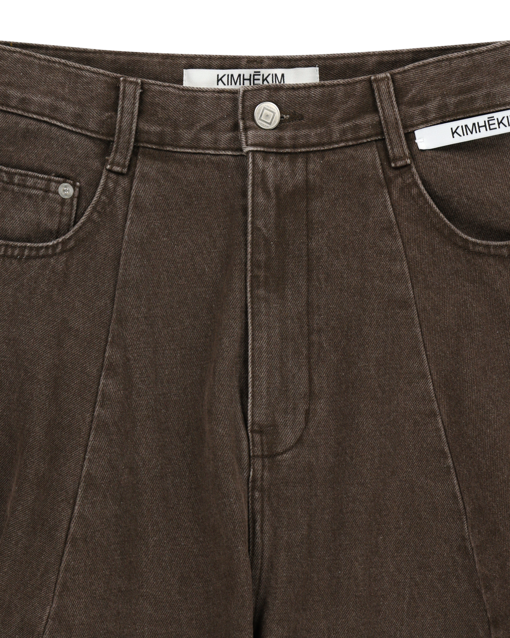 Kimhe Kim - Balloon Denim Pants (Brown) product image 8 | TRAB K-Fashion Australia