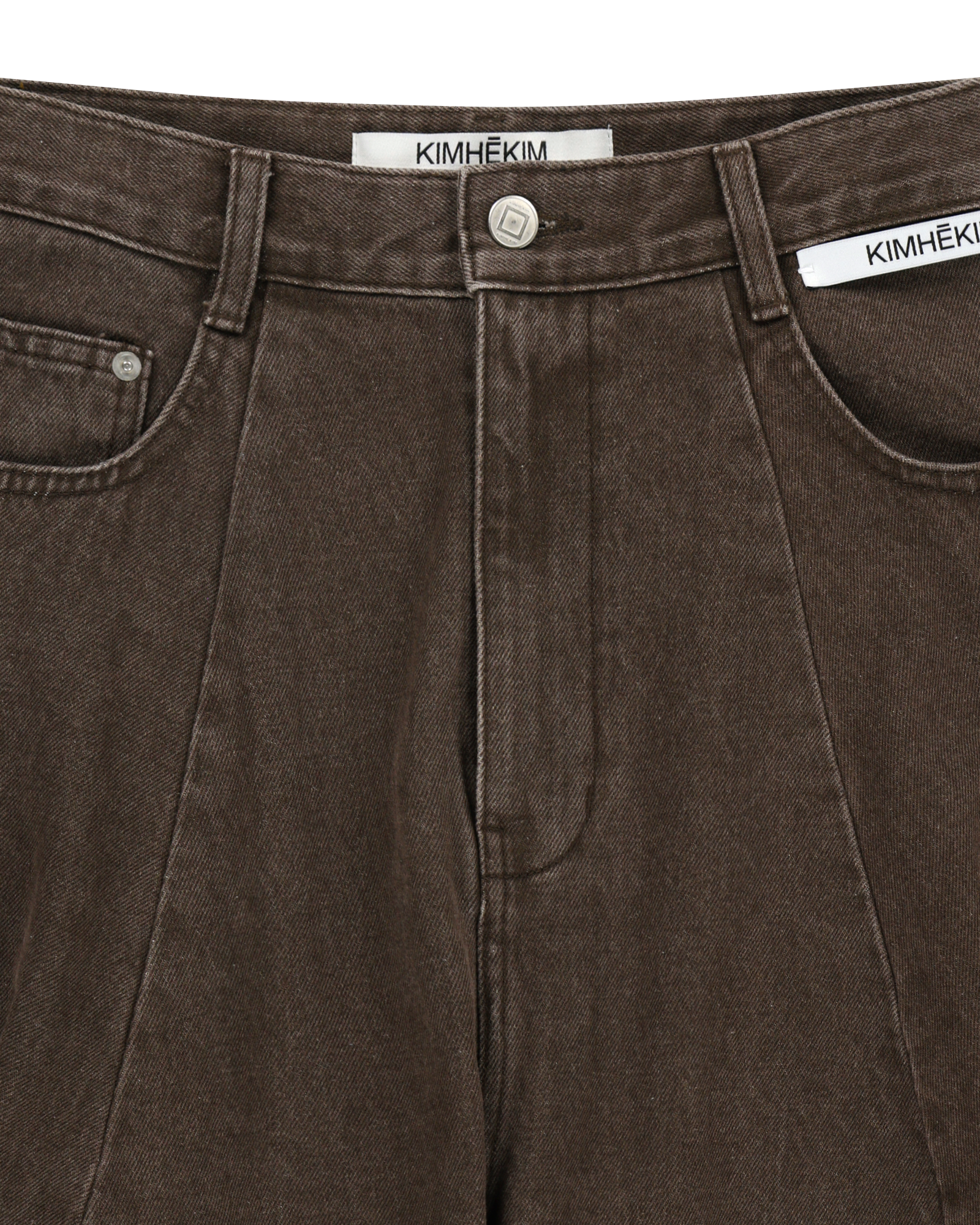 Kimhe Kim - Balloon Denim Pants (Brown) product image 8 | TRAB K-Fashion Australia