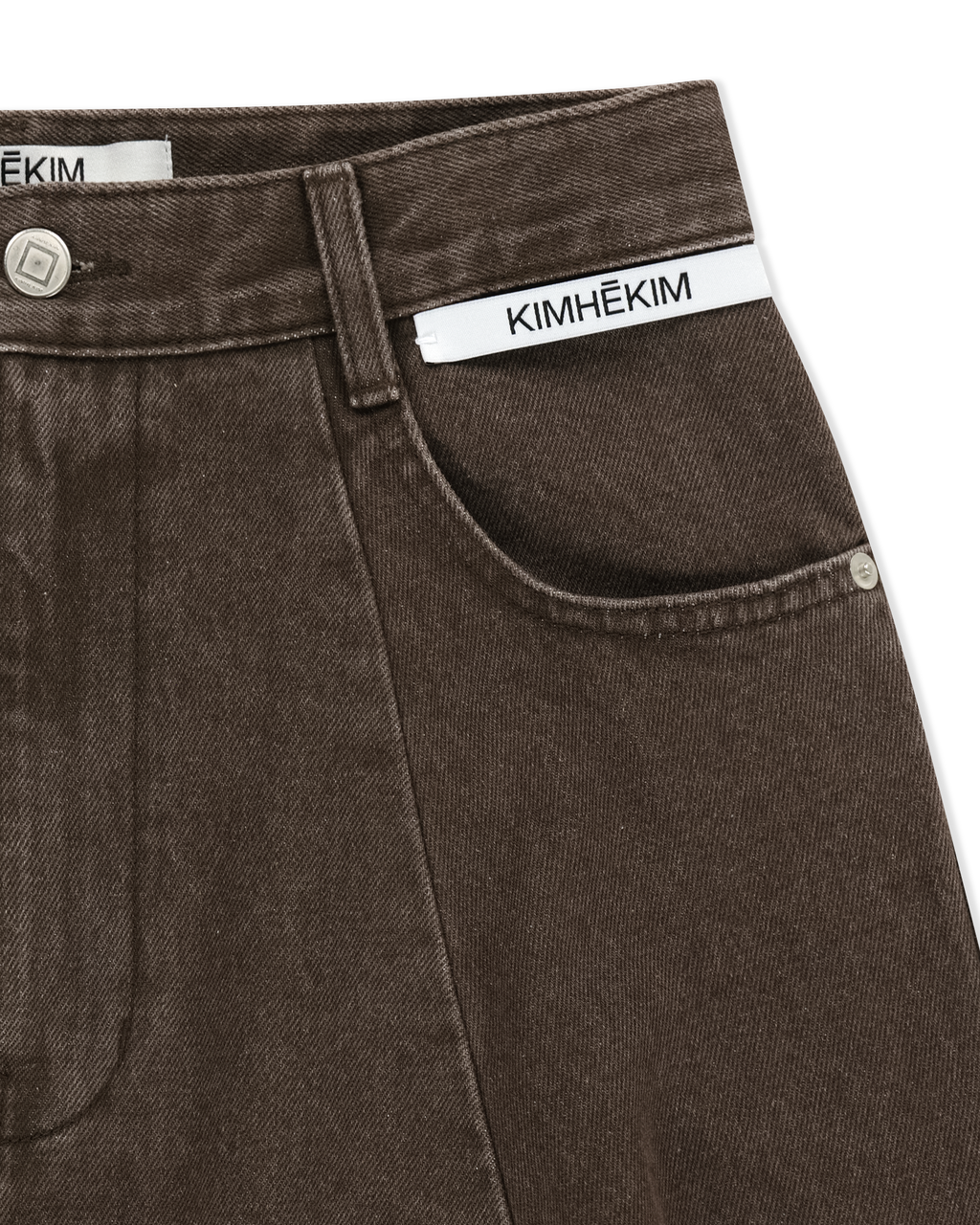 Kimhe Kim - Balloon Denim Pants (Brown) product image 9 | TRAB K-Fashion Australia