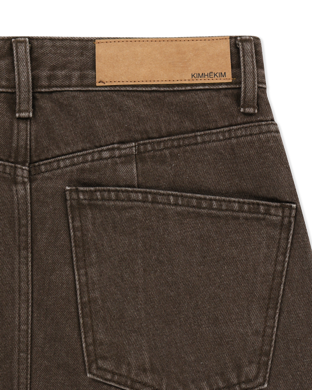 Kimhe Kim - Balloon Denim Pants (Brown) product image 10 | TRAB K-Fashion Australia