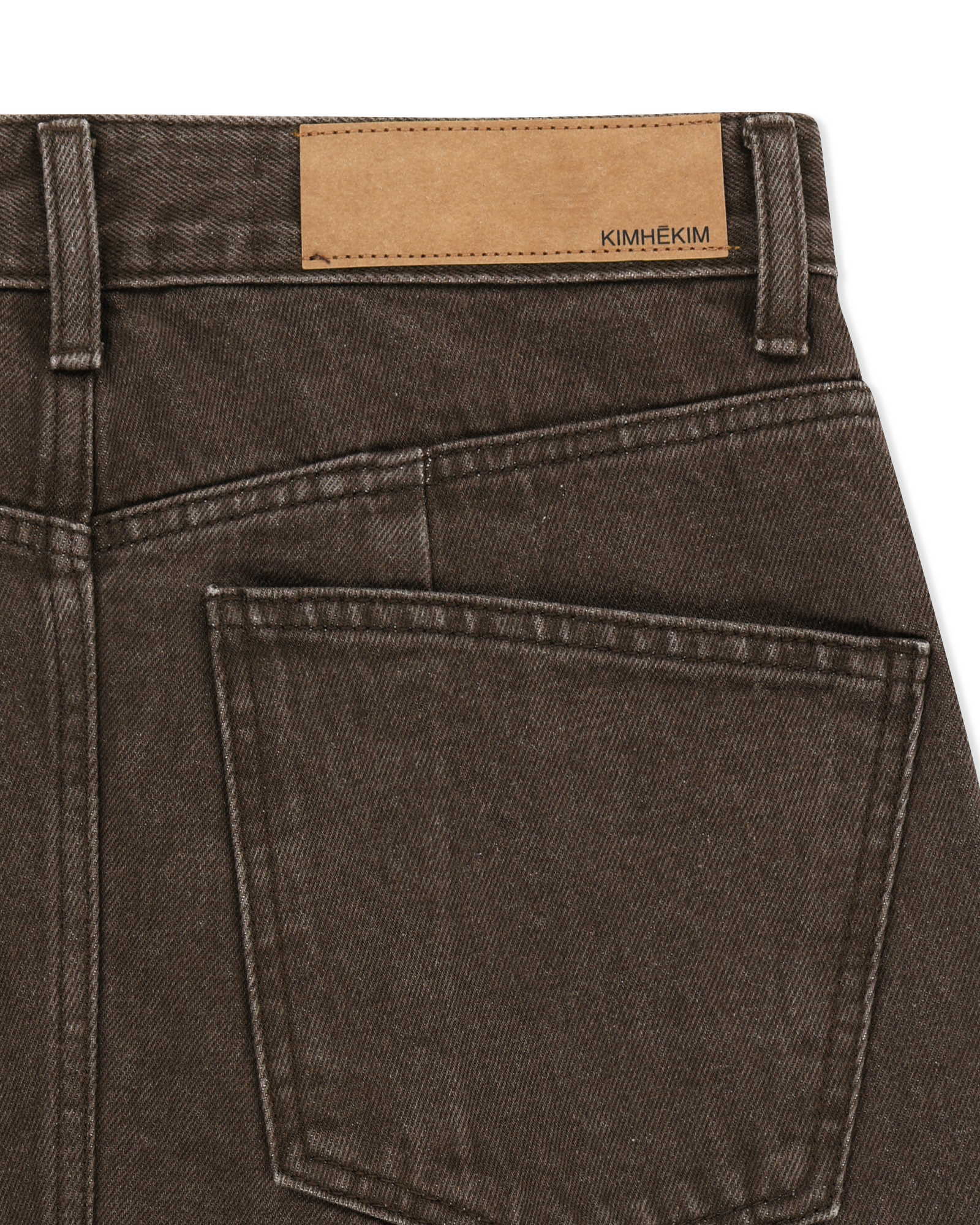 Kimhe Kim - Balloon Denim Pants (Brown) product image 10 | TRAB K-Fashion Australia