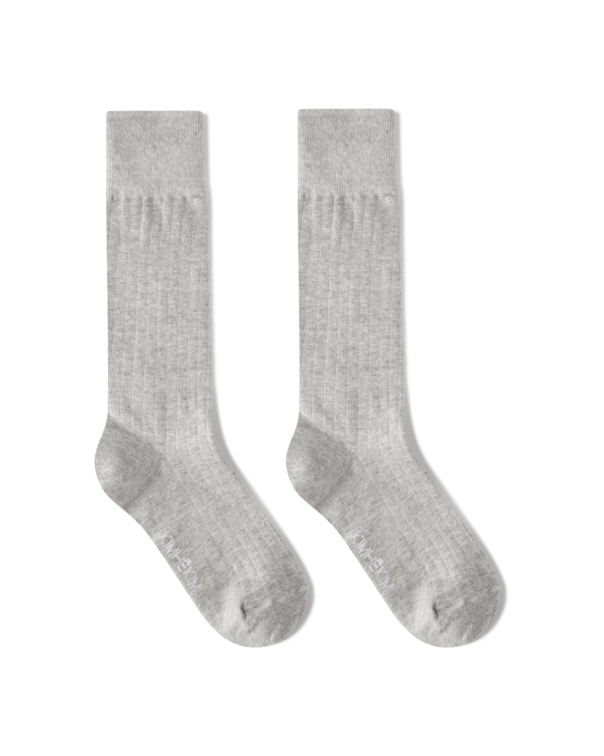 Kimhe Kim - Cotton-Blended Knee-High Socks (Grey) product image 1 | TRAB K-Fashion Australia