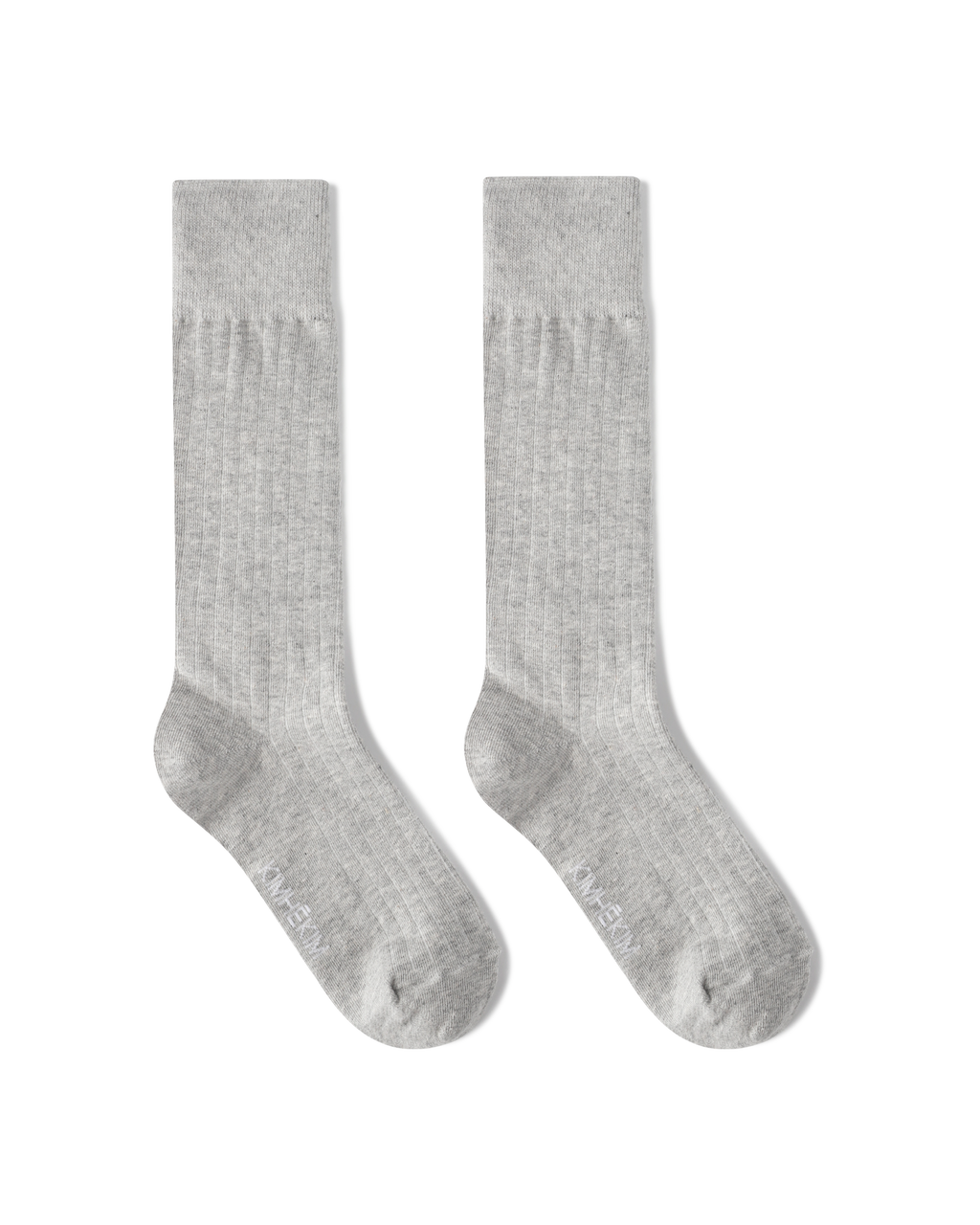 Kimhe Kim - Cotton-Blended Knee-High Socks (Grey) product image 1 | TRAB K-Fashion Australia
