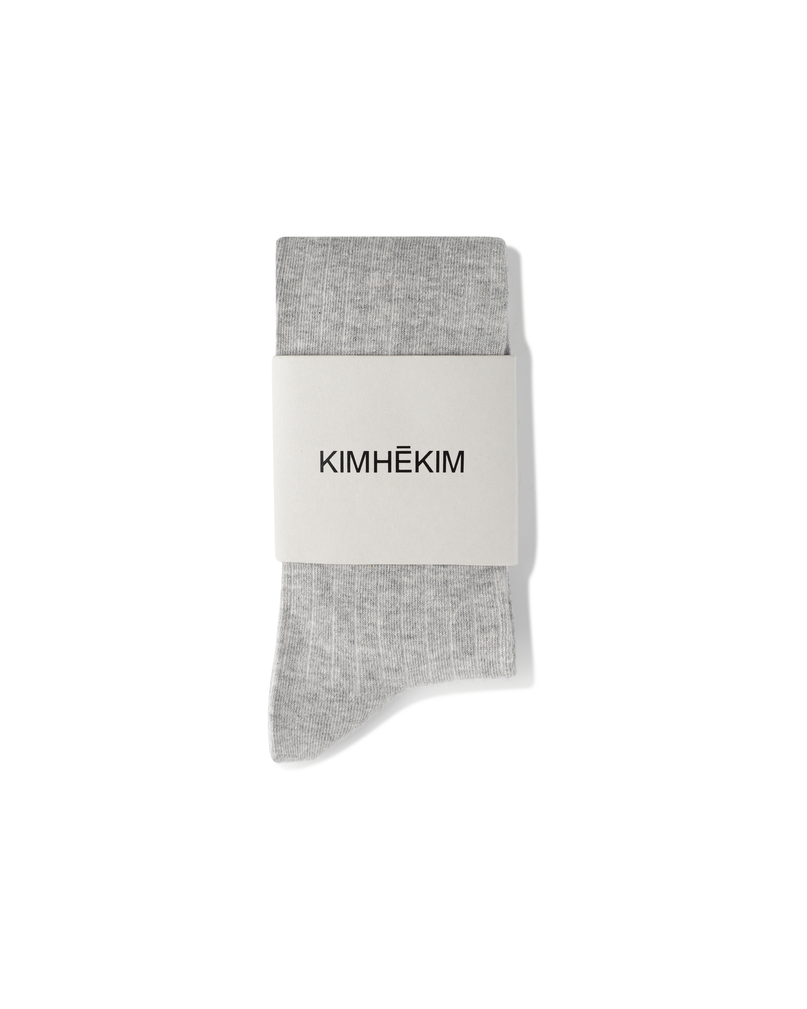 Kimhe Kim - Cotton-Blended Knee-High Socks (Grey) product image 5 | TRAB K-Fashion Australia