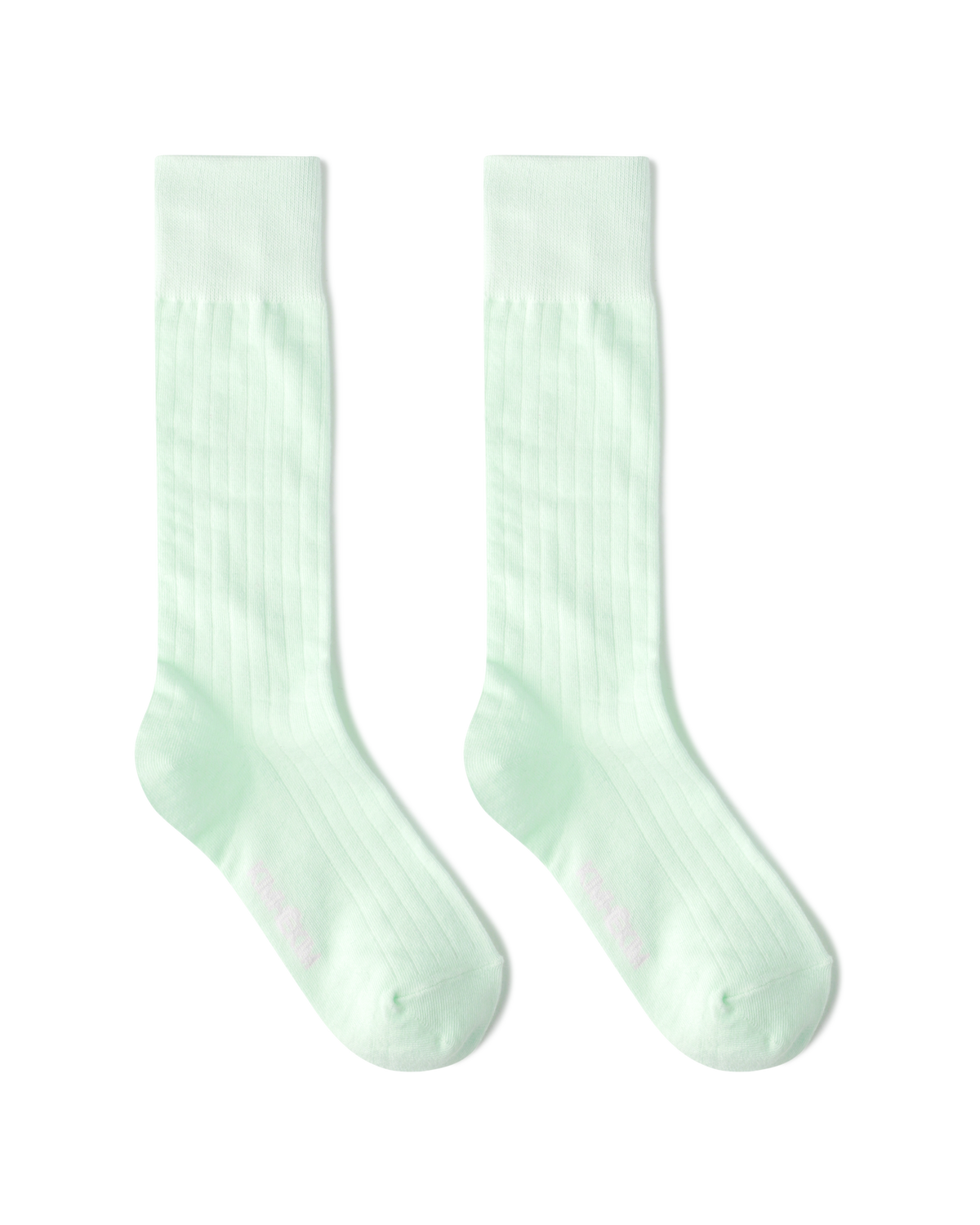 Kimhe Kim - Cotton-Blended Knee-High Socks (Mint) product image 1 | TRAB K-Fashion Australia