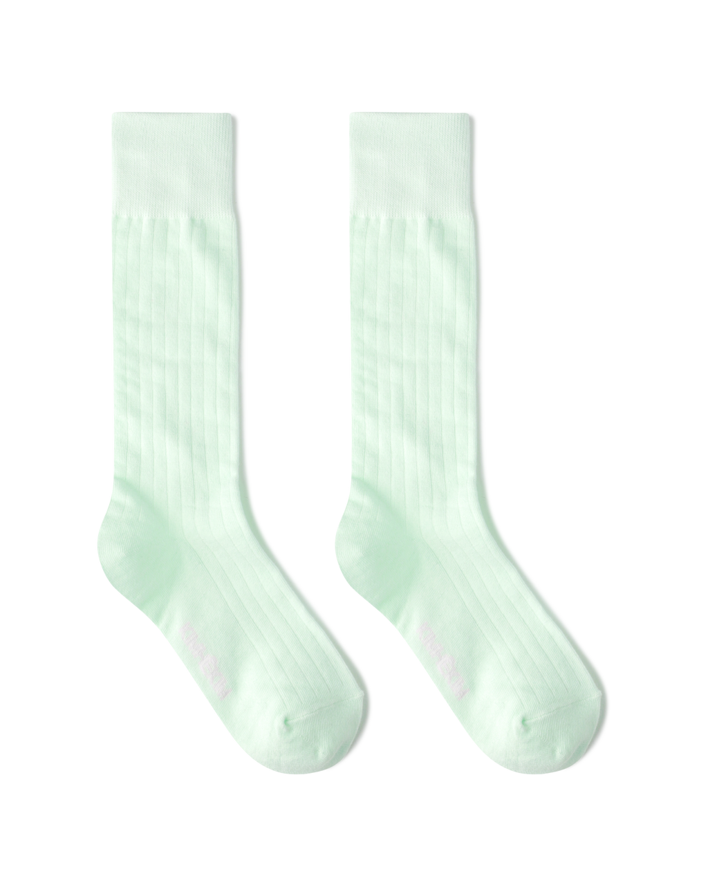 Kimhe Kim - Cotton-Blended Knee-High Socks (Mint) product image 1 | TRAB K-Fashion Australia