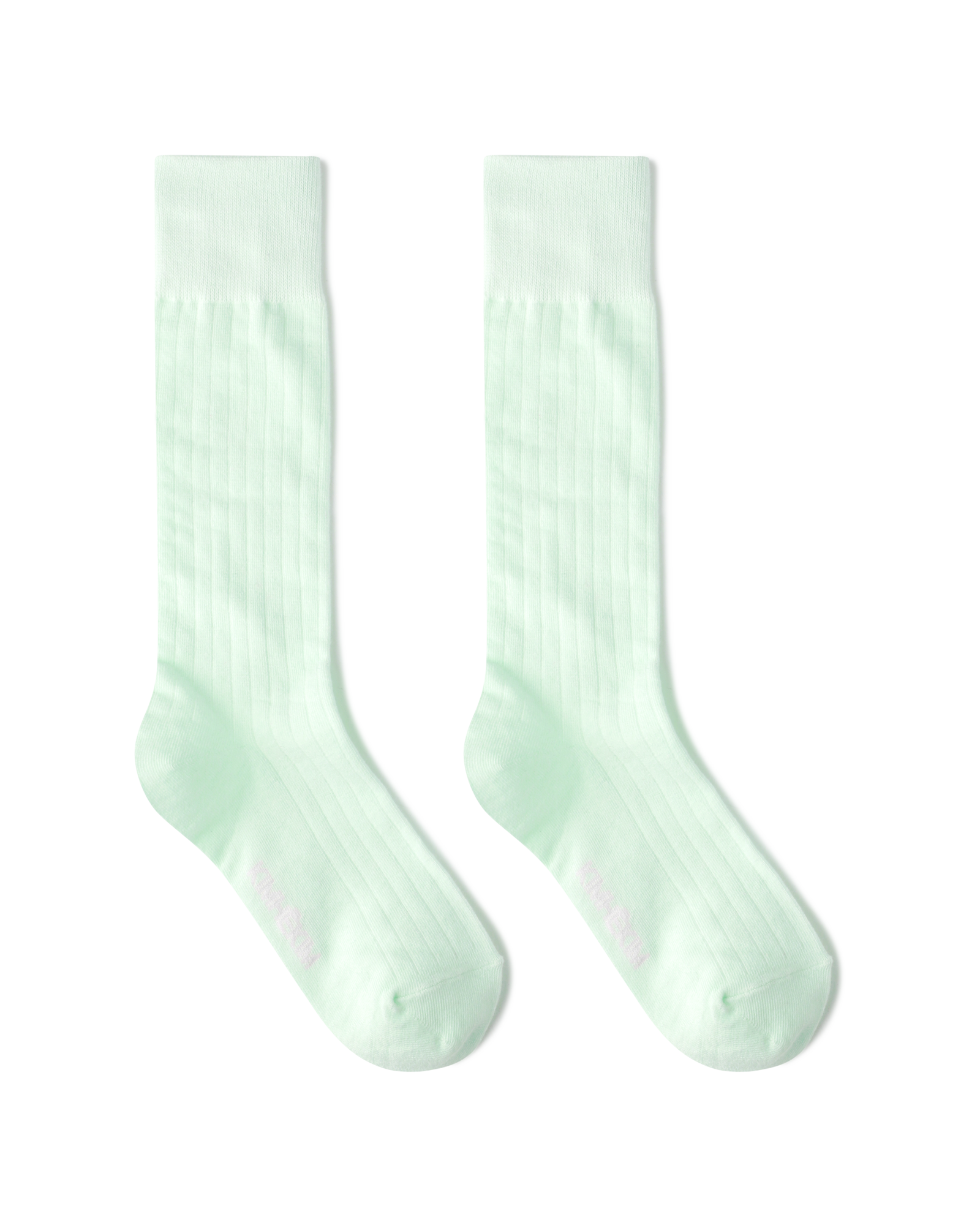 Kimhe Kim - Cotton-Blended Knee-High Socks (Mint) product image 1 | TRAB K-Fashion Australia