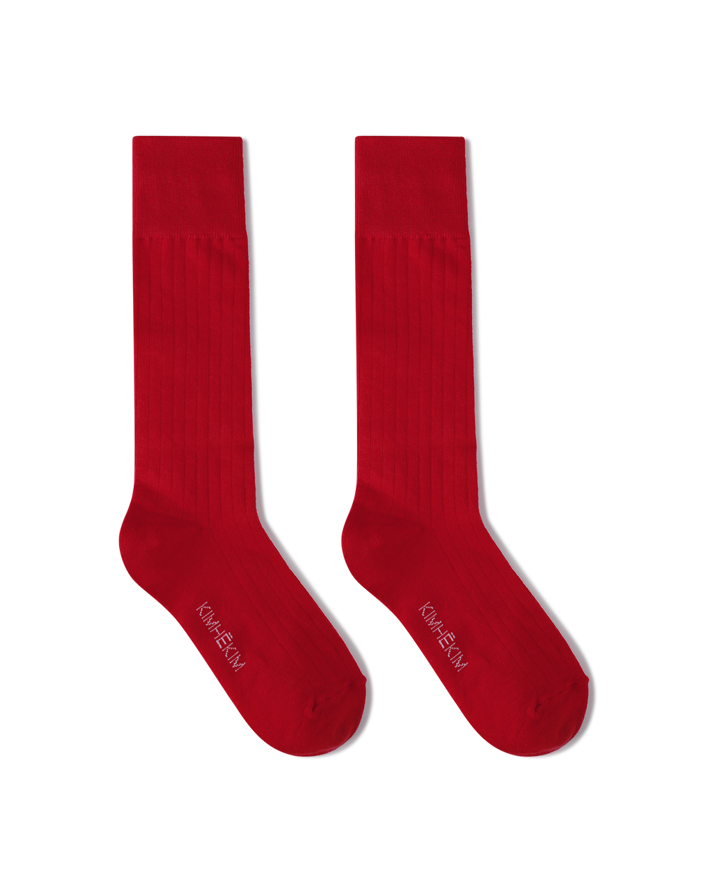 Kimhe Kim - Cotton-Blended Knee-High Socks (Red) product image 1 | TRAB K-Fashion Australia
