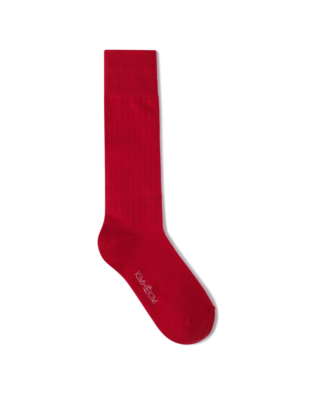 Kimhe Kim - Cotton-Blended Knee-High Socks (Red) product image 3 | TRAB K-Fashion Australia