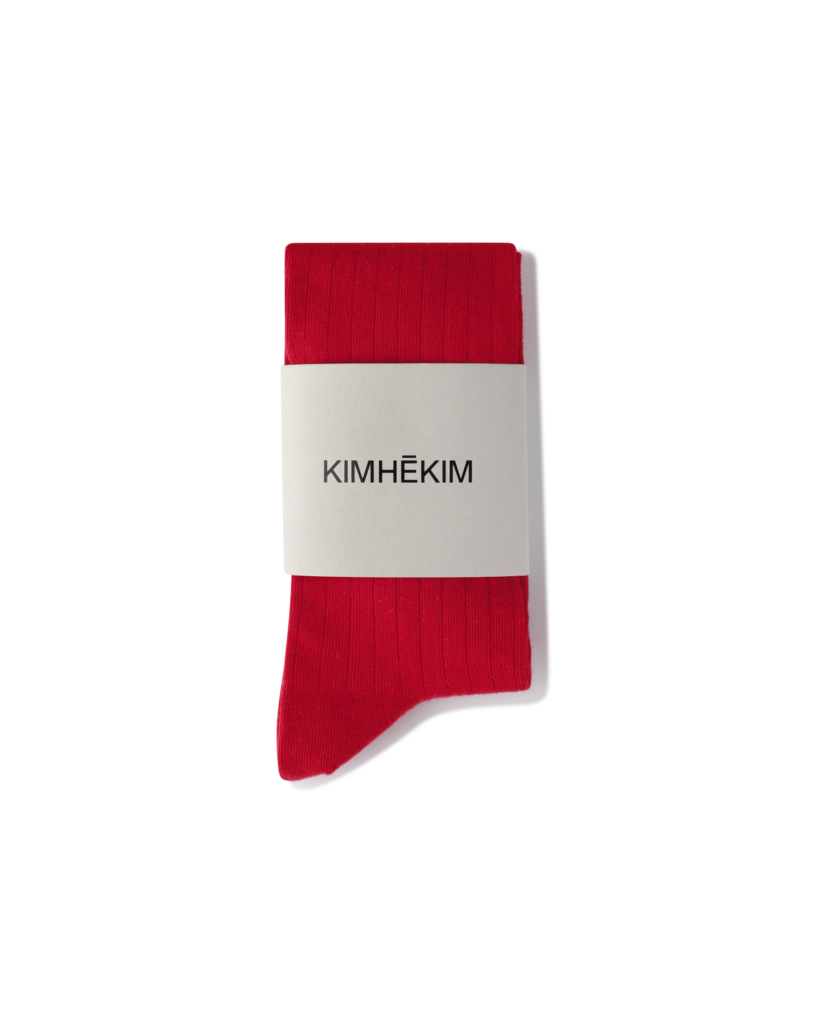 Kimhe Kim - Cotton-Blended Knee-High Socks (Red) product image 5 | TRAB K-Fashion Australia