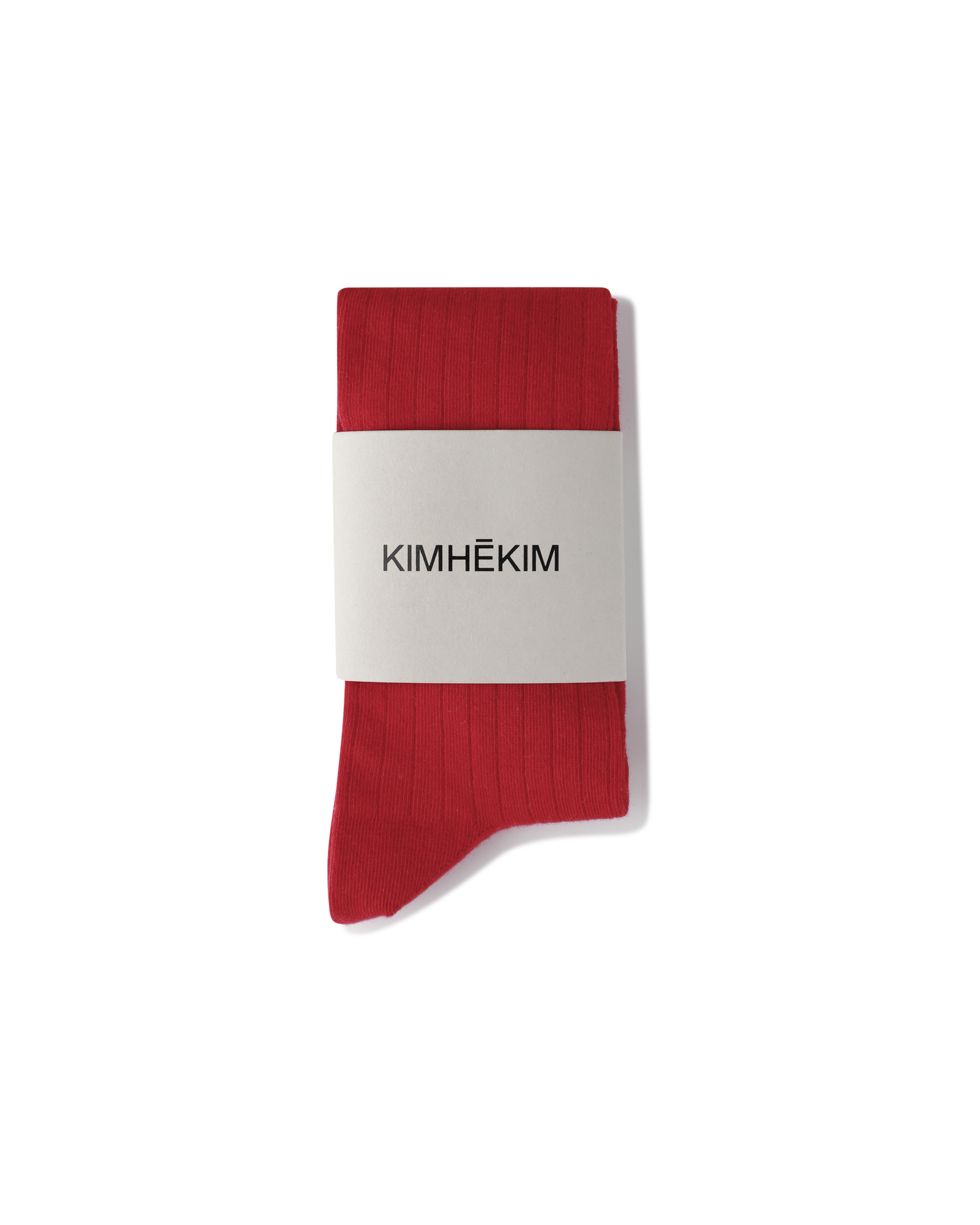 Kimhe Kim - Cotton-Blended Knee-High Socks (Red) product image 5 | TRAB K-Fashion Australia