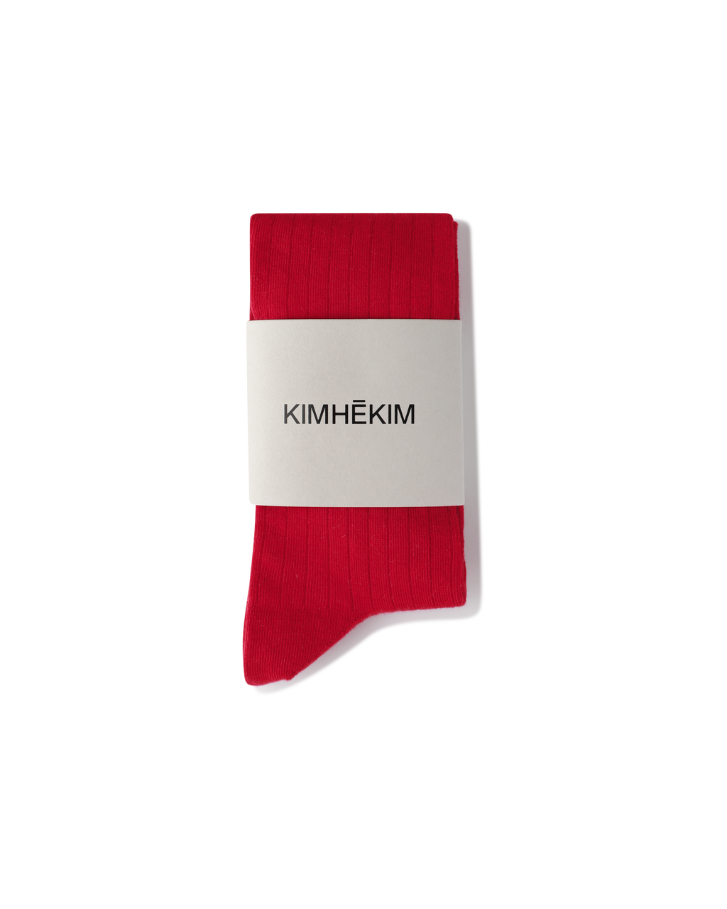 Kimhe Kim - Pearl Ribbon Detail Cotton -Blended Knee-High Socks (Red) product image 5 | TRAB K-Fashion Australia