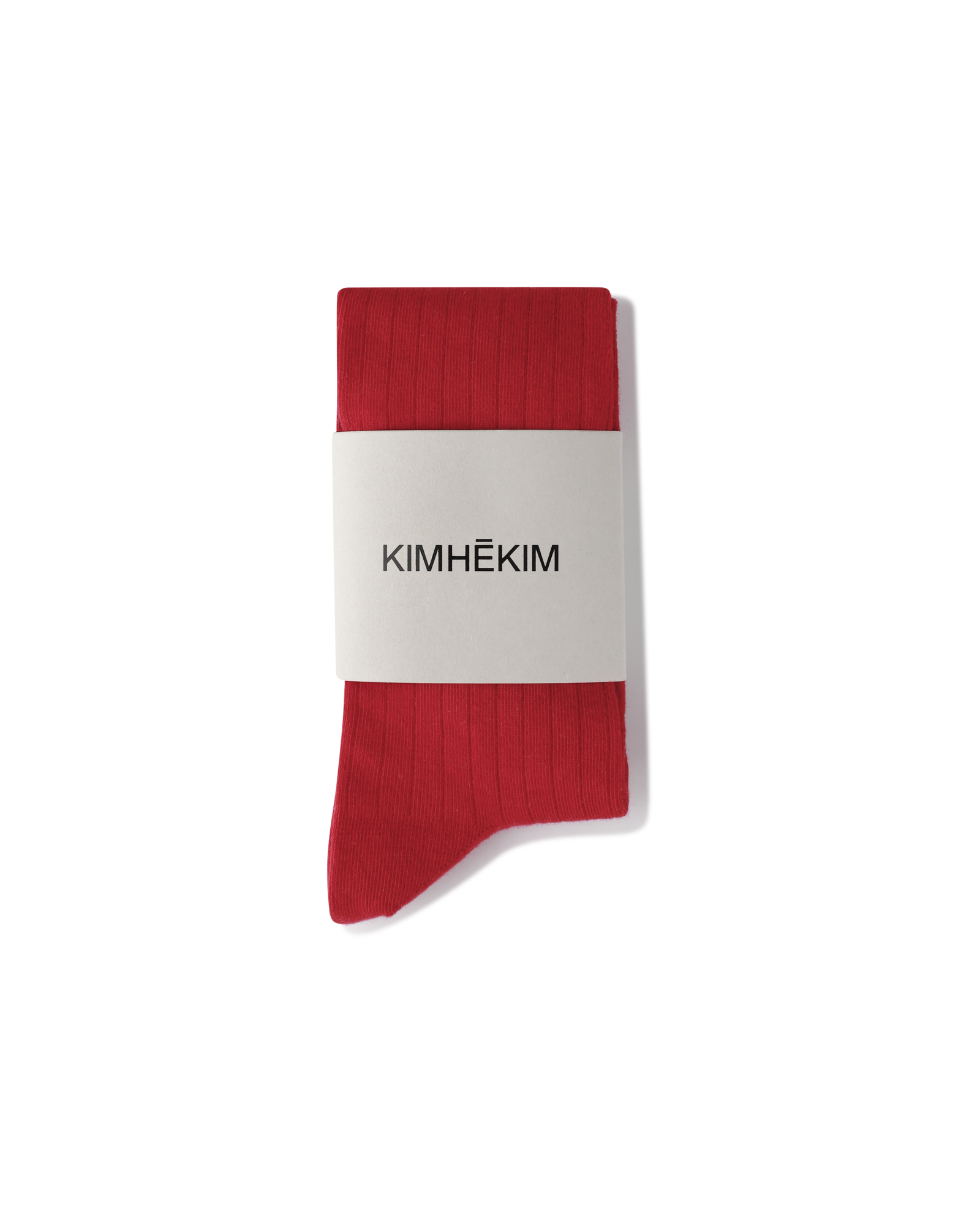 Kimhe Kim - Pearl Ribbon Detail Cotton -Blended Knee-High Socks (Red) product image 5 | TRAB K-Fashion Australia