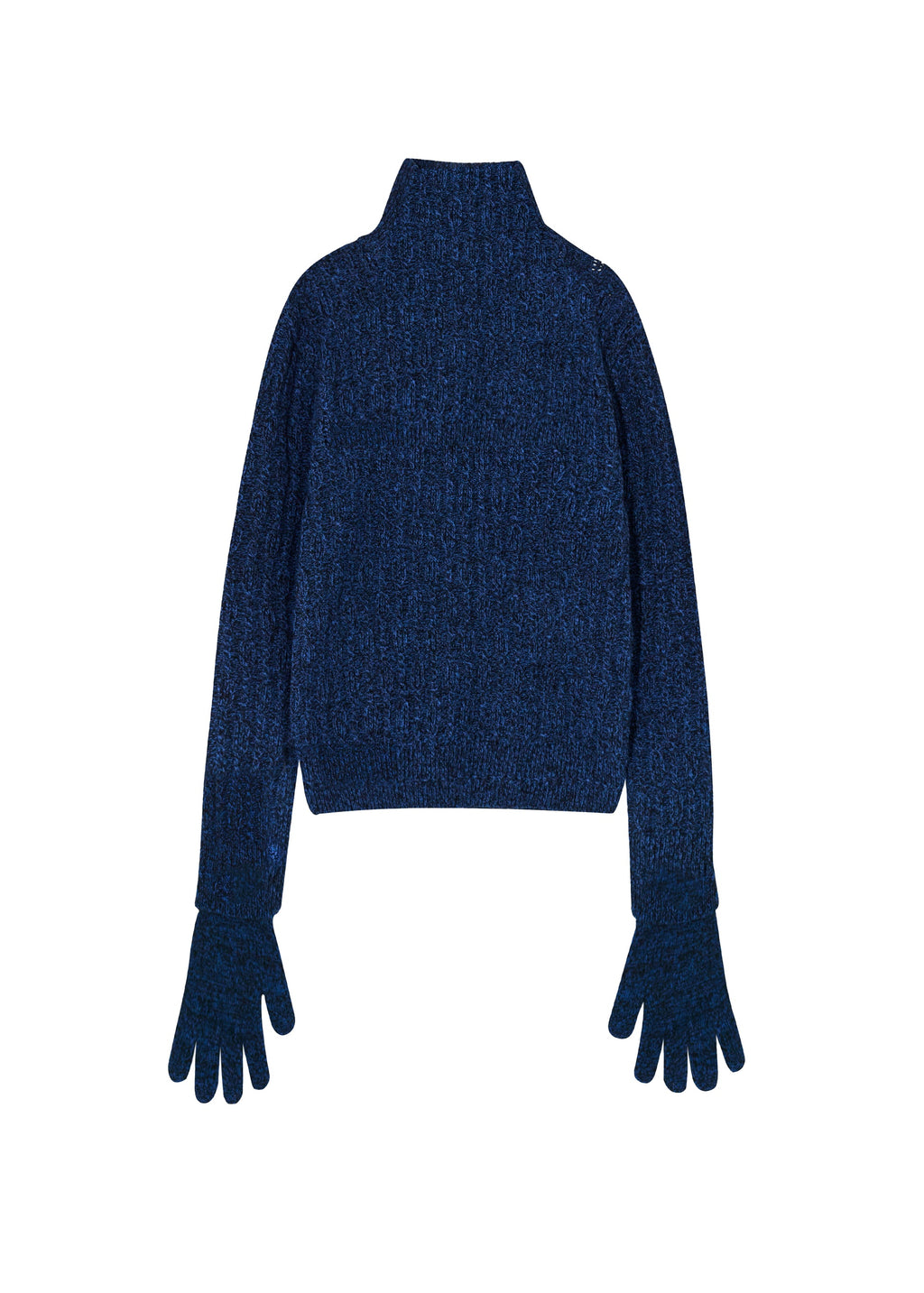Hyein Seo - Troyer Knit Sweater w/ Gloves (Deep Blue) product image 5 | TRAB K-Fashion Australia