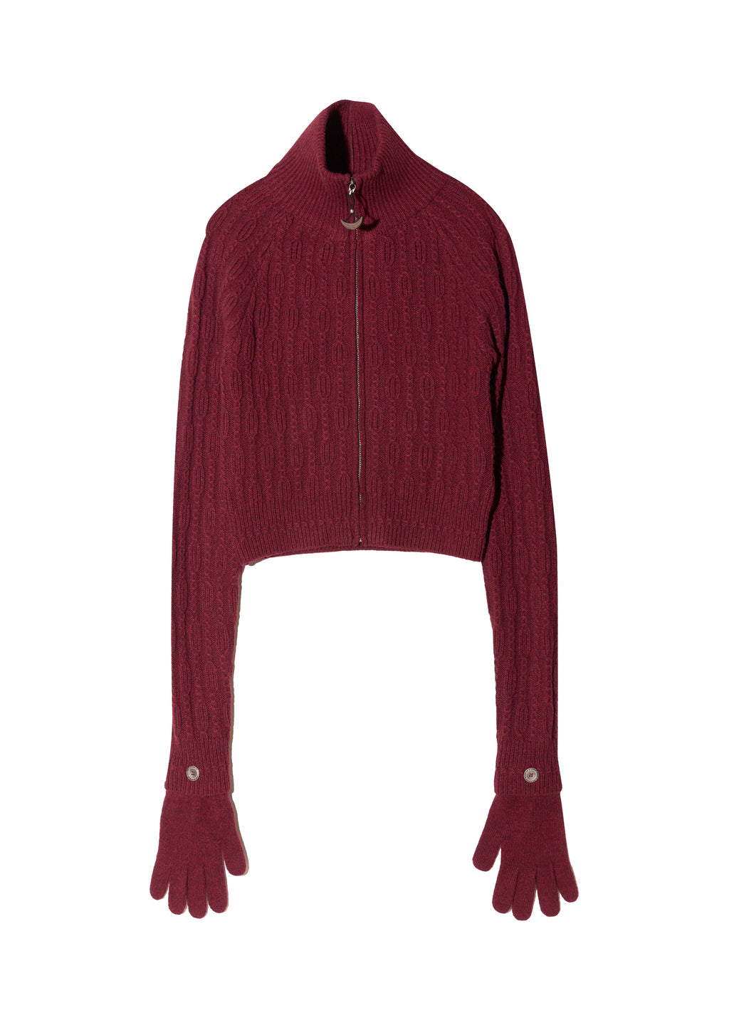 Hyein Seo - Cropped Knit Sweater w/ Gloves product image 4 | TRAB K-Fashion Australia