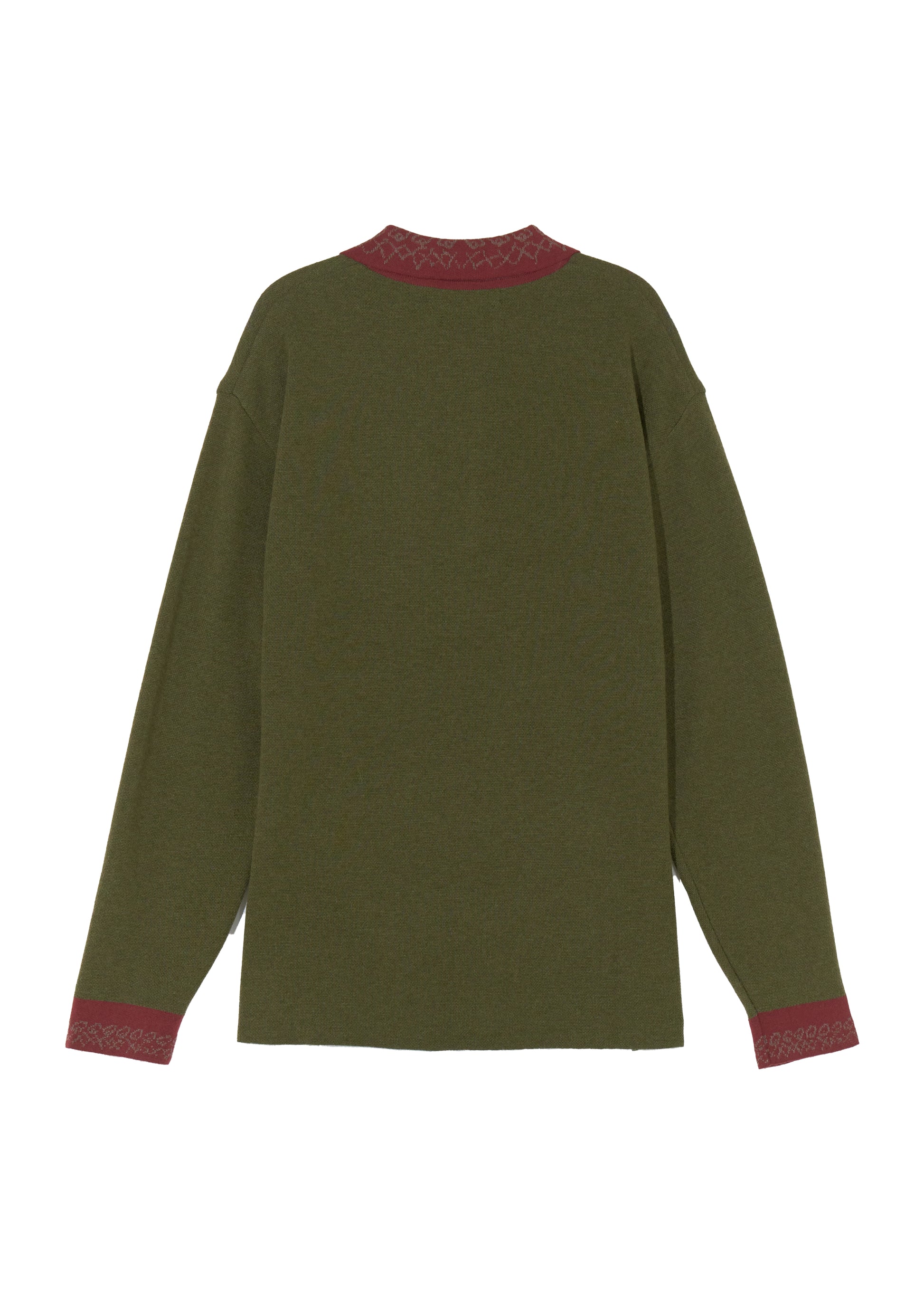 Hyein Seo - Graphic Pique Knit (Khaki) product image 5 | TRAB K-Fashion Australia