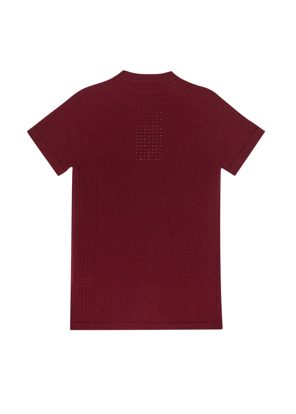 Hyein Seo - Perforated Knit Top (Burgundy) product image 6 | TRAB K-Fashion Australia