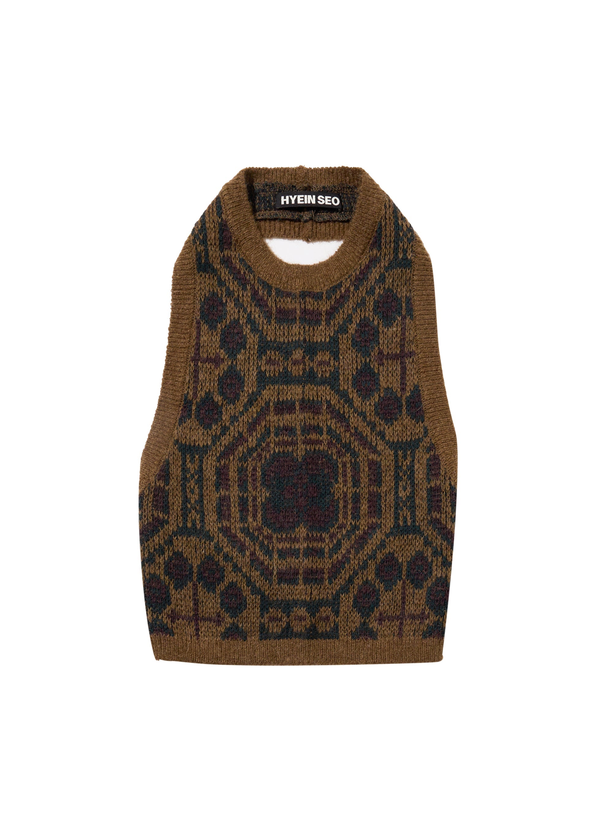 Hyein Seo - Knitted Top And Skirt Set (Brown) product image 5 | TRAB K-Fashion Australia